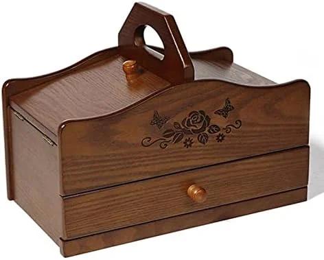جعبه خیاطی چوبی مدل Vintage