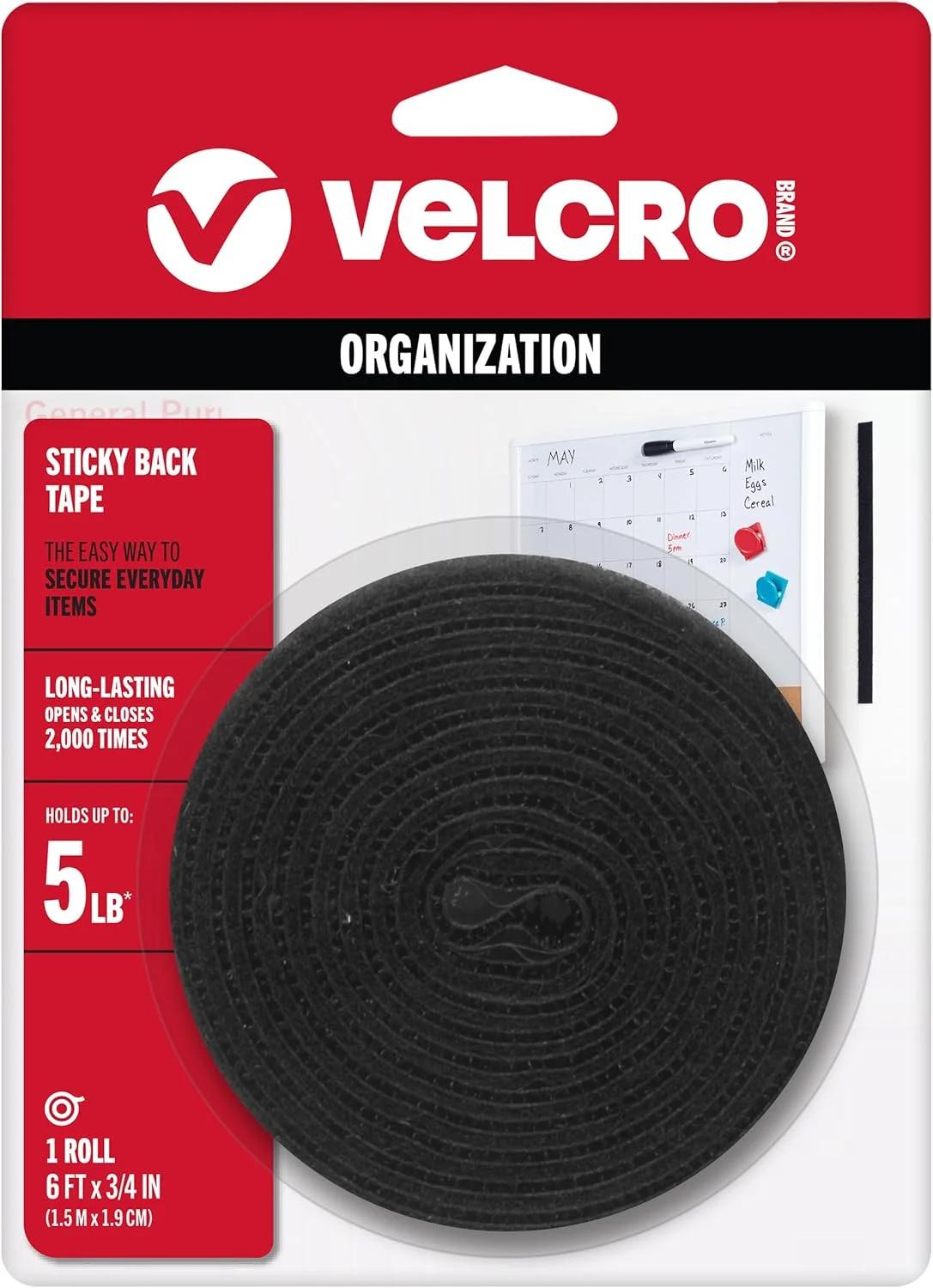 چسب پارچه‌ای VELCRO مدل 90975W طول 1.8 متر