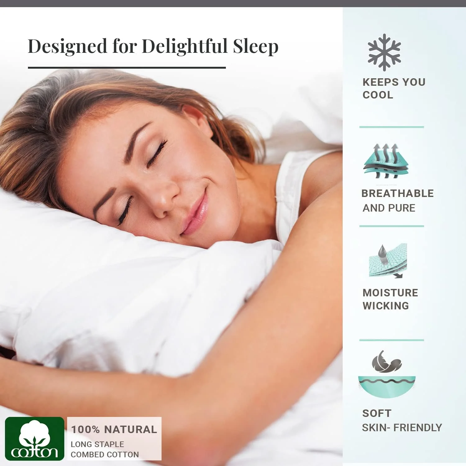 روبالشی لوکس پیزونا 100% پنبه ای سایز استاندارد 50x75 سانتی متر آبی آسمانی، بافت ساتن پنبه ای نرم و لطیف با تراکم 600، دارای لبه 5 سانتی متری (روبالشی هتلی آبی آسمانی - 2 عدد) روبالشی لوکس پیزونا 100% پنبه ای سایز استاندارد 50x75 سانتی متر آبی آسمانی، بافت ساتن پنبه ای نرم و لطیف با تراکم 600، دارای لبه 5 سانتی متری (روبالشی هتلی آبی آسمانی - 2 عدد)