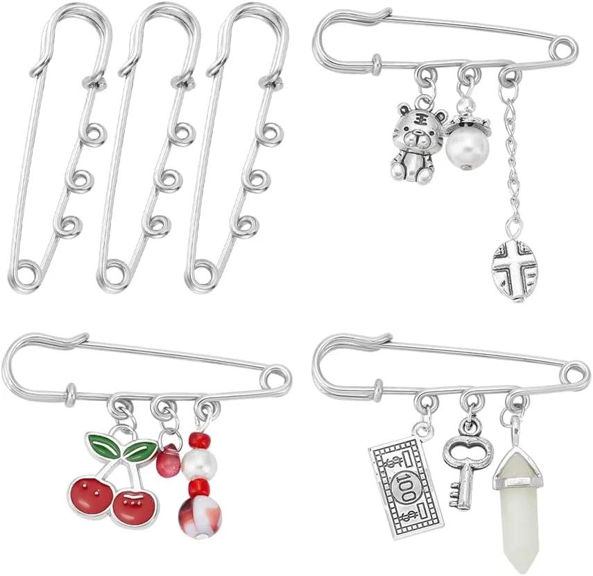 سنجاق سینه یونیکرافتال مدل 51mm بسته 10 عددی