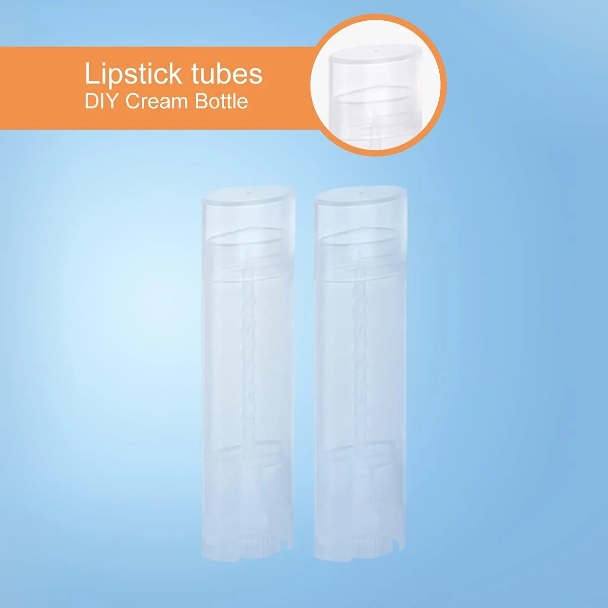 ظروف بیضی شکل 5 میلی لیتری بالم لب مالینک، 100 عدد ظرف پلاستیکی شفاف خالی بیضی شکل دئودورانت، نگهدارنده ظرف براق لب با درب