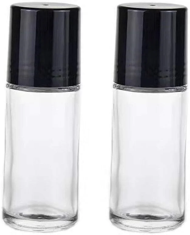 لوزن، بطری غلطکی شیشه ای دئودورانت 30 میلی لیتری، 2 عددی، قابل پر کردن مجدد، ظرف غلطکی ماساژ خالی با توپ غلطکی پلاستیکی و درب مشکی برای روغن های ضروری و دئودورانت های دست ساز، شفاف لوزن، بطری غلطکی شیشه ای دئودورانت 30 میلی لیتری، 2 عددی، قابل پر کردن مجدد، ظرف غلطکی ماساژ خالی با توپ غلطکی پلاستیکی و درب مشکی برای روغن های ضروری و دئودورانت های دست ساز، شفاف