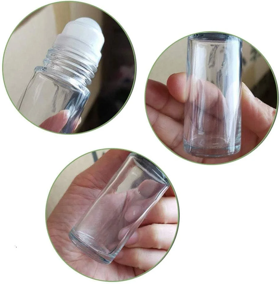 لوزن، بطری غلطکی شیشه ای دئودورانت 30 میلی لیتری، 2 عددی، قابل پر کردن مجدد، ظرف غلطکی ماساژ خالی با توپ غلطکی پلاستیکی و درب مشکی برای روغن های ضروری و دئودورانت های دست ساز، شفاف لوزن، بطری غلطکی شیشه ای دئودورانت 30 میلی لیتری، 2 عددی، قابل پر کردن مجدد، ظرف غلطکی ماساژ خالی با توپ غلطکی پلاستیکی و درب مشکی برای روغن های ضروری و دئودورانت های دست ساز، شفاف