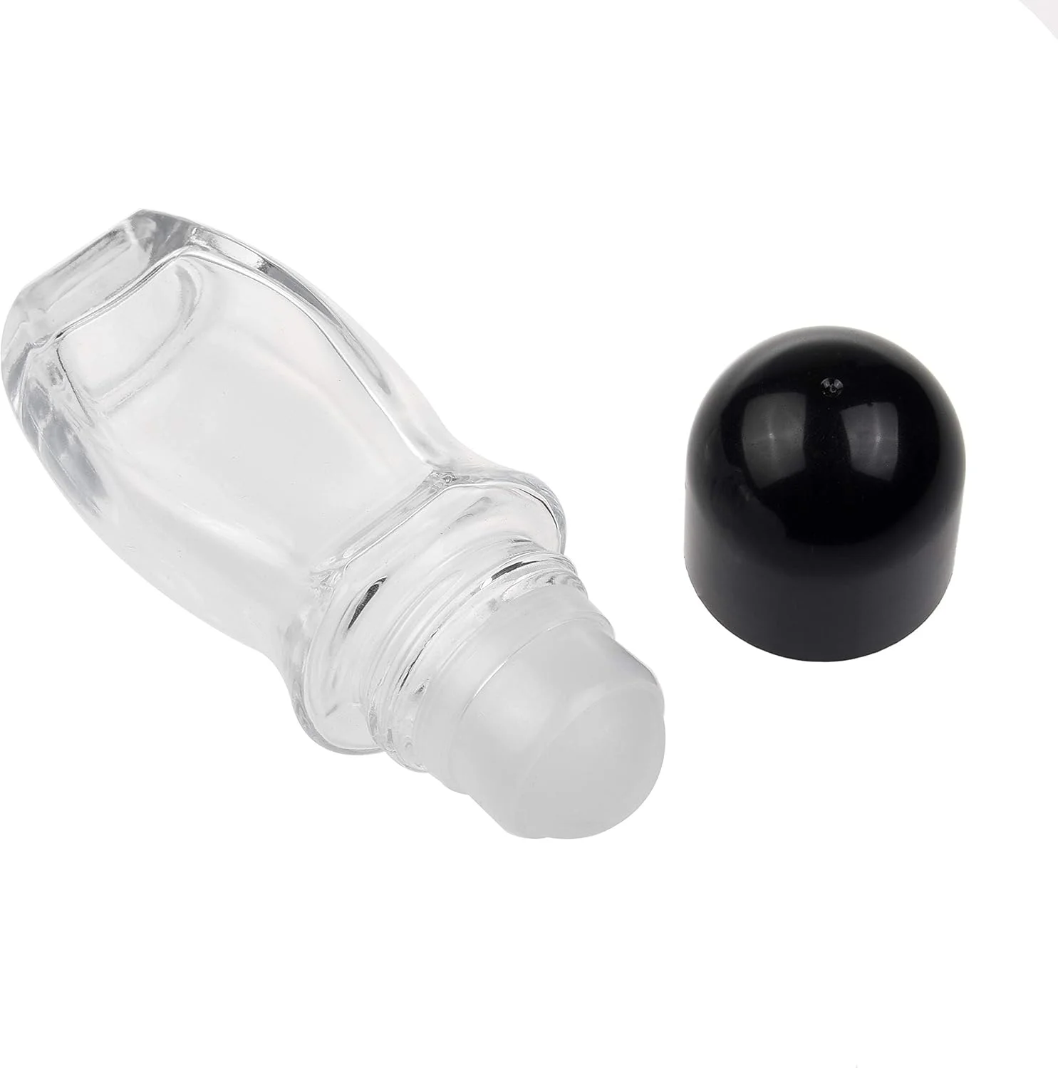 بطری های رولی شیشه ای ضد نشت Eco-Fused با درب پیچی و قابل پر کردن مجدد برای دئودورانت به همراه 20 عدد برچسب (50 میلی لیتر، 1.7 اونس) - بسته 4 عددی بطری های رولی شیشه ای ضد نشت Eco-Fused با درب پیچی و قابل پر کردن مجدد برای دئودورانت به همراه 20 عدد برچسب (50 میلی لیتر، 1.7 اونس) - بسته 4 عددی