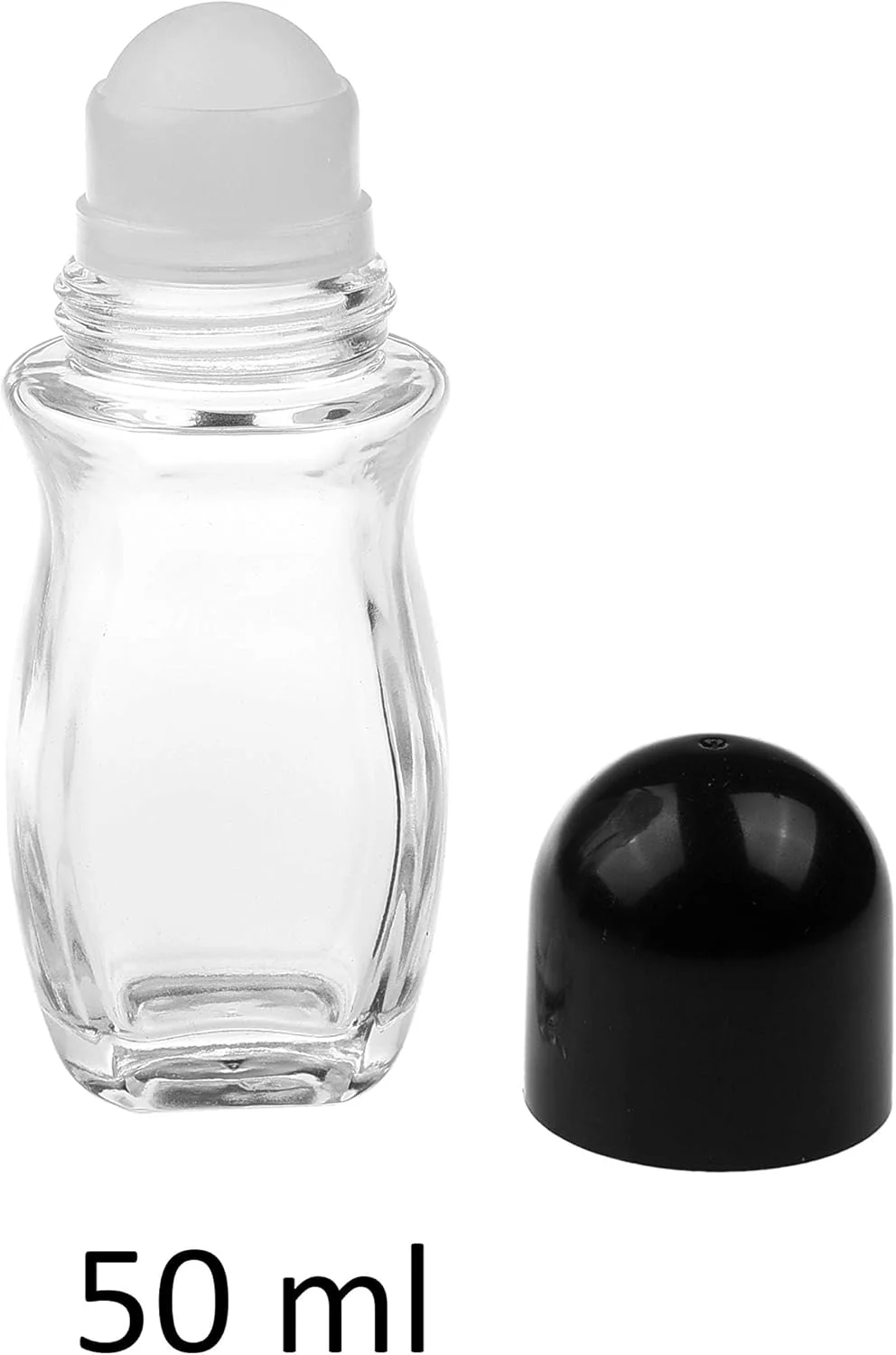 بطری های رولی شیشه ای ضد نشت Eco-Fused با درب پیچی و قابل پر کردن مجدد برای دئودورانت به همراه 20 عدد برچسب (50 میلی لیتر، 1.7 اونس) - بسته 4 عددی بطری های رولی شیشه ای ضد نشت Eco-Fused با درب پیچی و قابل پر کردن مجدد برای دئودورانت به همراه 20 عدد برچسب (50 میلی لیتر، 1.7 اونس) - بسته 4 عددی