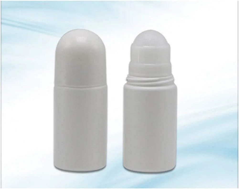 مجموعه 4 عددی بطری رولی 50 میلی لیتری خالی و قابل پر کردن مجدد Glasstore، بطری های رولی پلاستیکی سفید ضد تعریق، ظرف دئودورانت DIY ضد نشت با توپ رولی مجموعه 4 عددی بطری رولی 50 میلی لیتری خالی و قابل پر کردن مجدد Glasstore، بطری های رولی پلاستیکی سفید ضد تعریق، ظرف دئودورانت DIY ضد نشت با توپ رولی