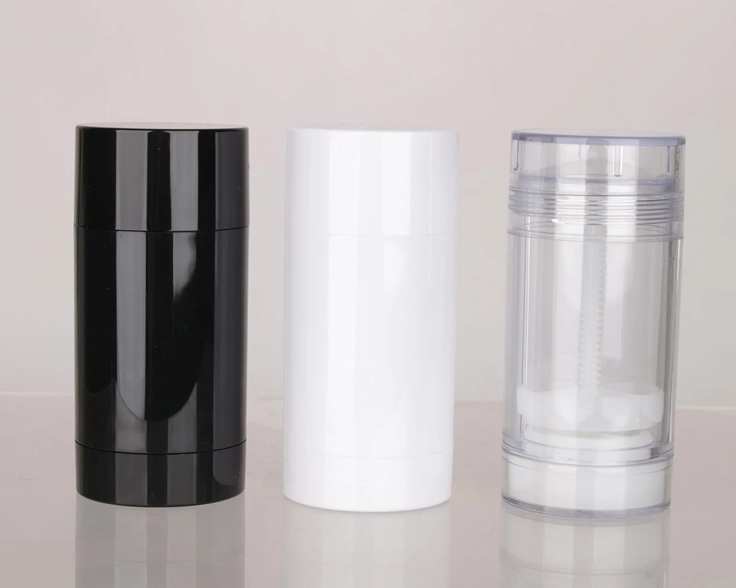 COSIDEA بسته 6 عددی ظروف خالی شفاف گرد 75 گرمی / 2.5 اونسی برای مواد خوشبو کننده، پر کردن از پایین، لوله های بزرگ چرخشی برای واکس مو، بطری بالم لب COSIDEA بسته 6 عددی ظروف خالی شفاف گرد 75 گرمی / 2.5 اونسی برای مواد خوشبو کننده، پر کردن از پایین، لوله های بزرگ چرخشی برای واکس مو، بطری بالم لب