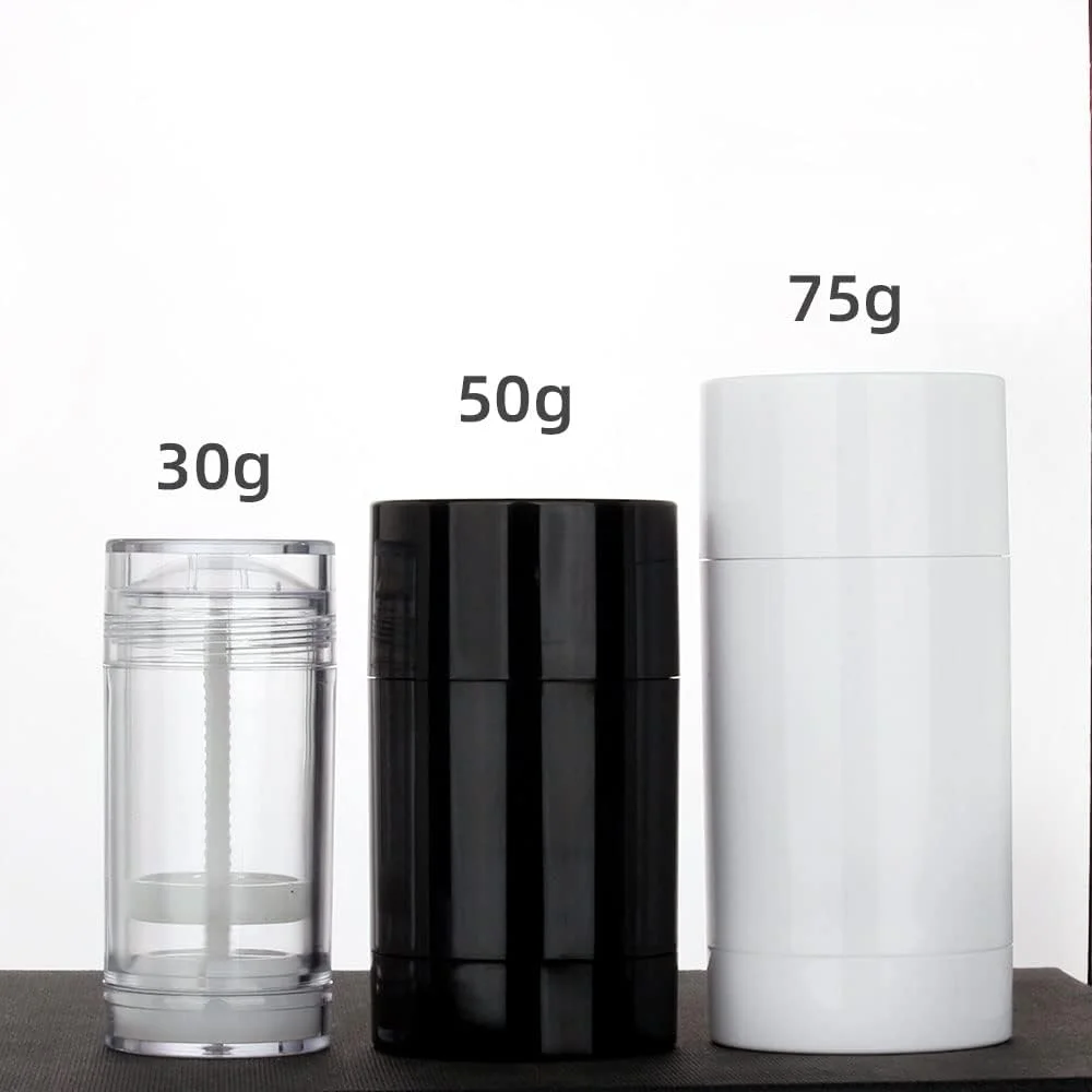 COSIDEA بسته 6 عددی ظروف خالی شفاف گرد 75 گرمی / 2.5 اونسی برای مواد خوشبو کننده، پر کردن از پایین، لوله های بزرگ چرخشی برای واکس مو، بطری بالم لب COSIDEA بسته 6 عددی ظروف خالی شفاف گرد 75 گرمی / 2.5 اونسی برای مواد خوشبو کننده، پر کردن از پایین، لوله های بزرگ چرخشی برای واکس مو، بطری بالم لب