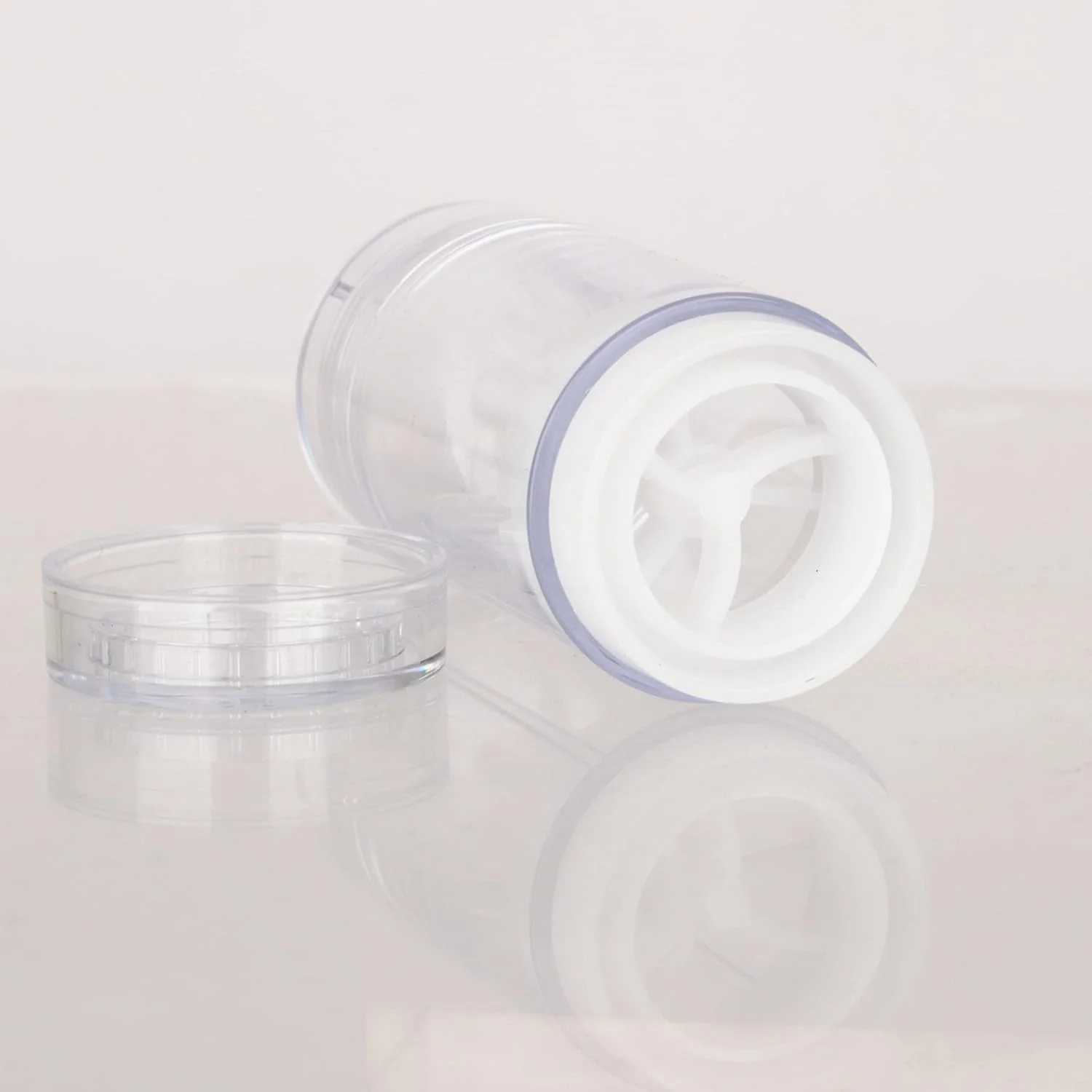 COSIDEA بسته 6 عددی ظروف خالی شفاف گرد 75 گرمی / 2.5 اونسی برای مواد خوشبو کننده، پر کردن از پایین، لوله های بزرگ چرخشی برای واکس مو، بطری بالم لب COSIDEA بسته 6 عددی ظروف خالی شفاف گرد 75 گرمی / 2.5 اونسی برای مواد خوشبو کننده، پر کردن از پایین، لوله های بزرگ چرخشی برای واکس مو، بطری بالم لب