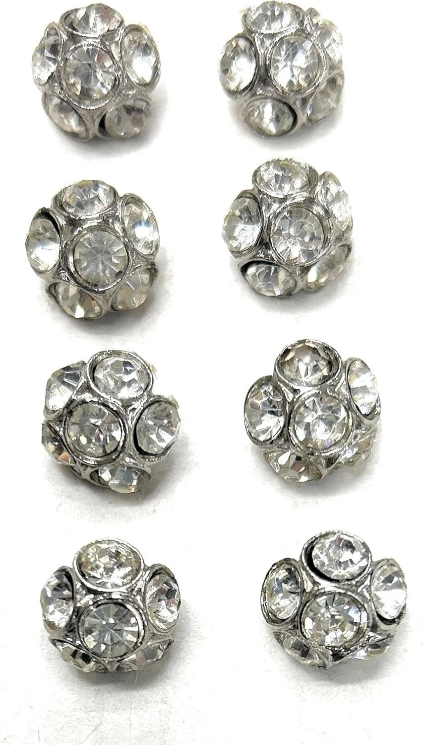 دکمه تزئینی Trims Unlimited مدل Rhinestones سایز 1/2 اینچ