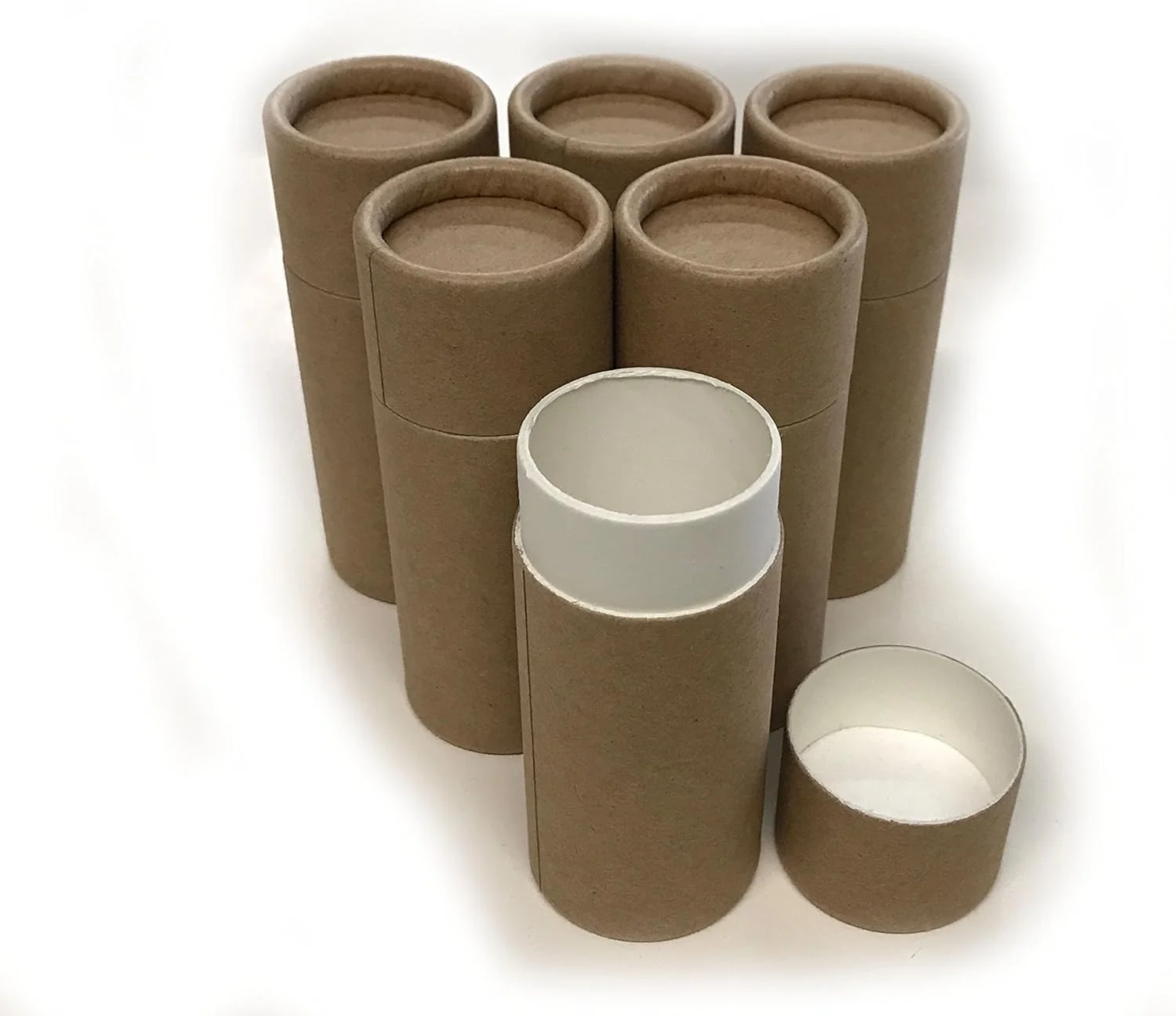 ظروف خالی مقوایی دئودورانت DIY - 75 میلی لیتر - مدل فشاری، پرکردن از بالا، قابل استفاده مجدد و تجزیه پذیر، (بسته 6 عددی) ظروف خالی مقوایی دئودورانت DIY - 75 میلی لیتر - مدل فشاری، پرکردن از بالا، قابل استفاده مجدد و تجزیه پذیر، (بسته 6 عددی)