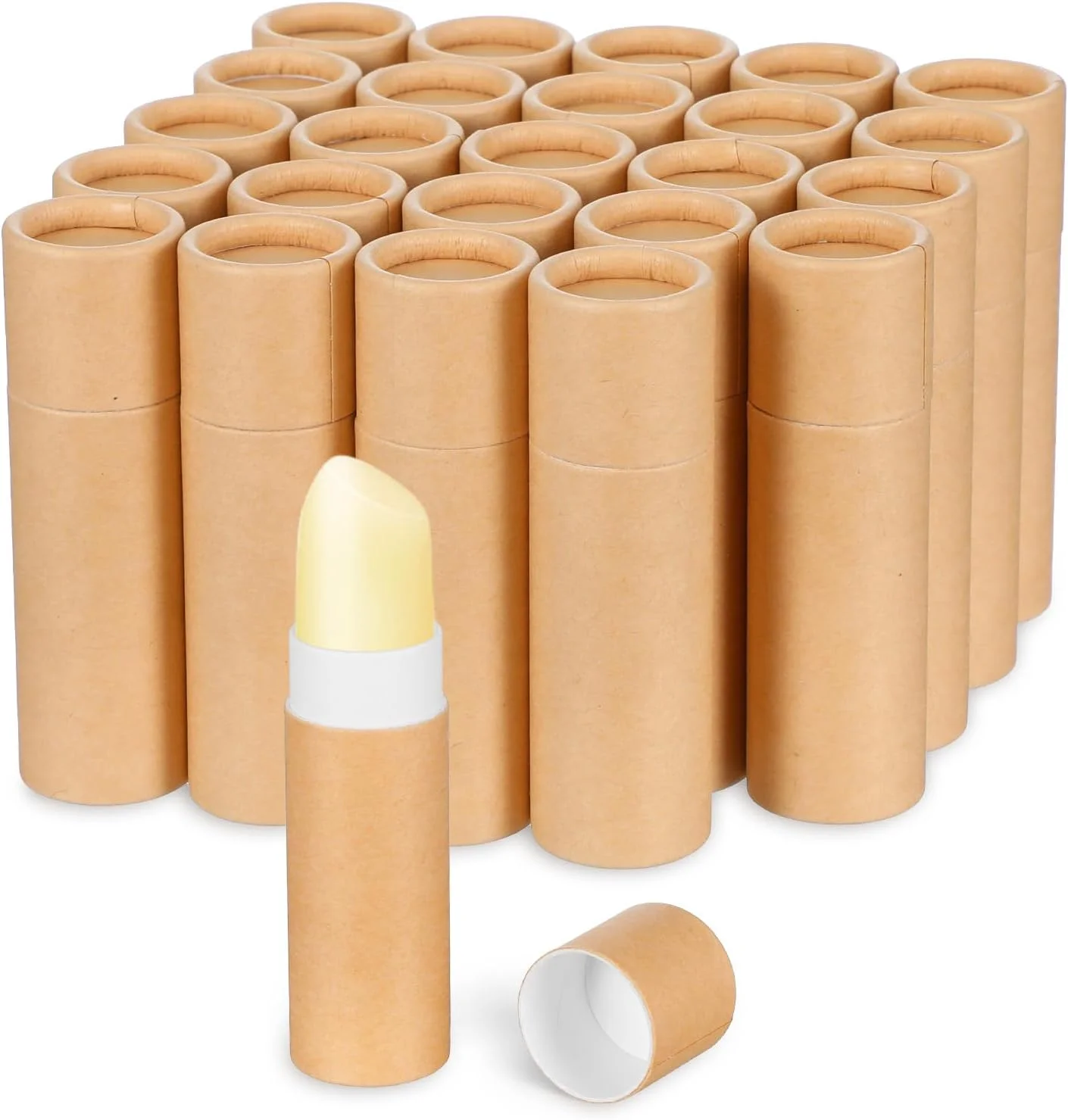 آوجساپ 25 عددی لوله های مقوایی 12 گرمی بالم لب، ظروف رژ لب، ظروف گرد قابل پر کردن مجدد برای پماد جامد، دئودورانت، ویال نمونه، نگهداری لوازم آرایشی DIY، مدل فشاری، قهوه ای آوجساپ 25 عددی لوله های مقوایی 12 گرمی بالم لب، ظروف رژ لب، ظروف گرد قابل پر کردن مجدد برای پماد جامد، دئودورانت، ویال نمونه، نگهداری لوازم آرایشی DIY، مدل فشاری، قهوه ای