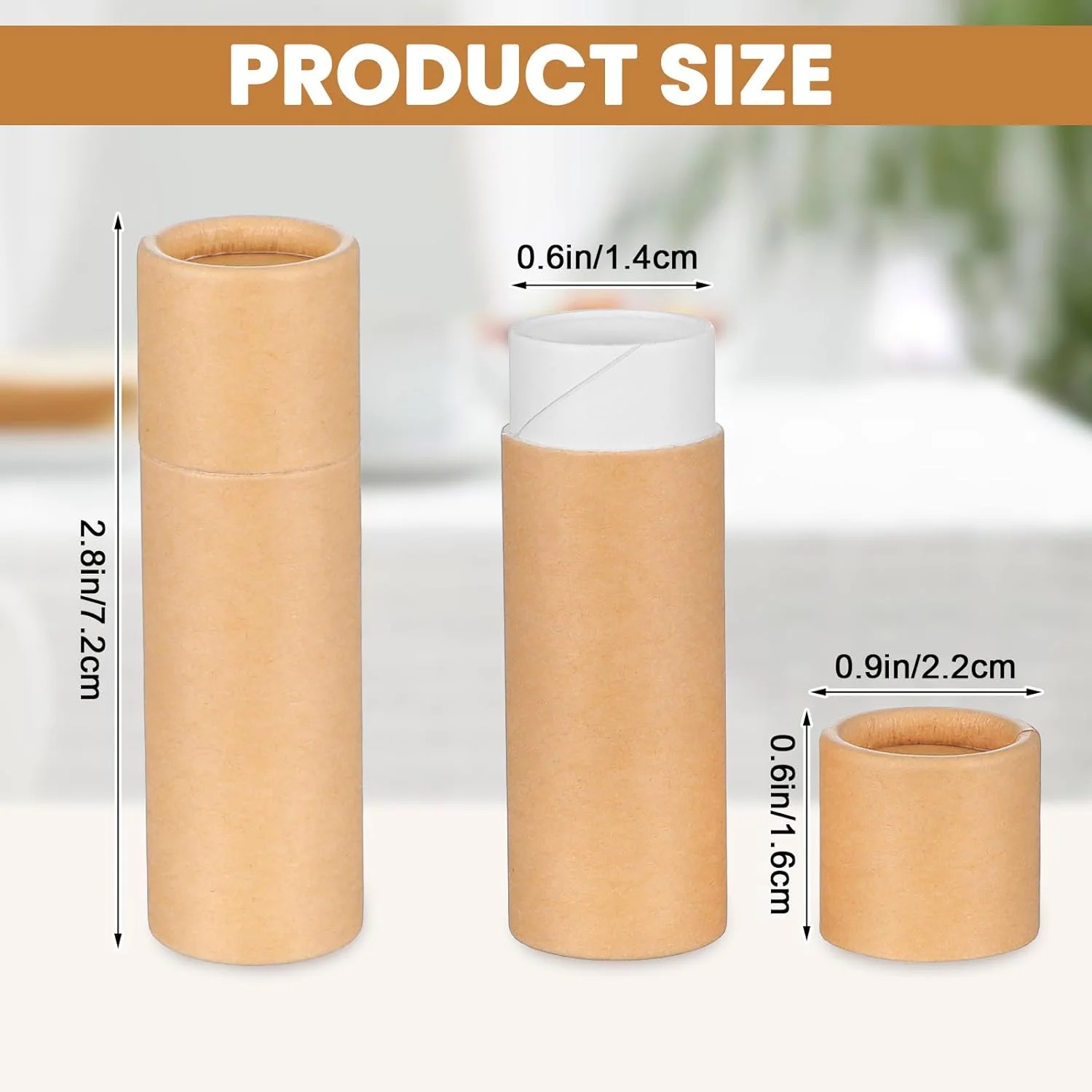 آوجساپ 25 عددی لوله های مقوایی 12 گرمی بالم لب، ظروف رژ لب، ظروف گرد قابل پر کردن مجدد برای پماد جامد، دئودورانت، ویال نمونه، نگهداری لوازم آرایشی DIY، مدل فشاری، قهوه ای آوجساپ 25 عددی لوله های مقوایی 12 گرمی بالم لب، ظروف رژ لب، ظروف گرد قابل پر کردن مجدد برای پماد جامد، دئودورانت، ویال نمونه، نگهداری لوازم آرایشی DIY، مدل فشاری، قهوه ای