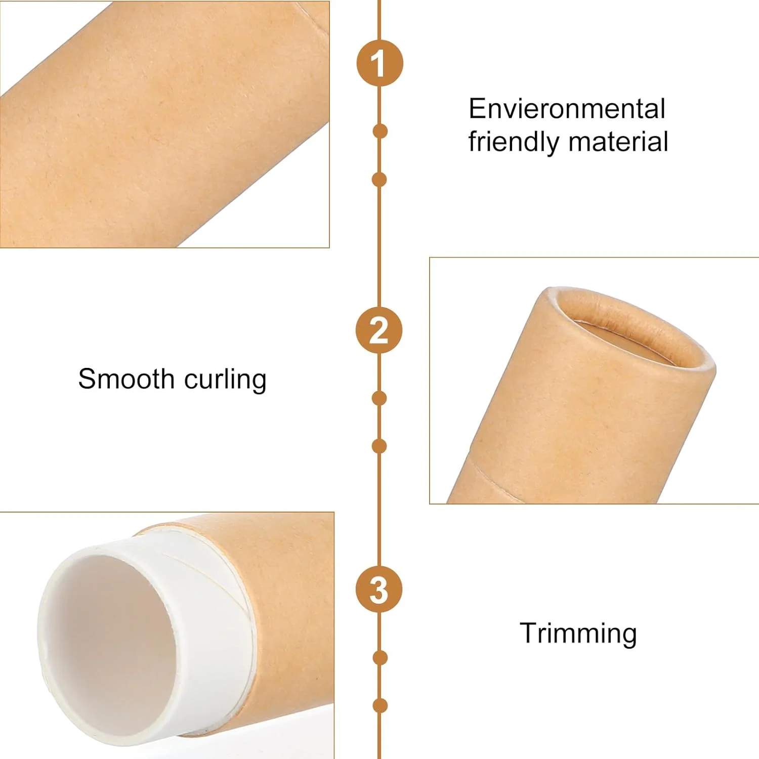 آوجساپ 25 عددی لوله های مقوایی 12 گرمی بالم لب، ظروف رژ لب، ظروف گرد قابل پر کردن مجدد برای پماد جامد، دئودورانت، ویال نمونه، نگهداری لوازم آرایشی DIY، مدل فشاری، قهوه ای آوجساپ 25 عددی لوله های مقوایی 12 گرمی بالم لب، ظروف رژ لب، ظروف گرد قابل پر کردن مجدد برای پماد جامد، دئودورانت، ویال نمونه، نگهداری لوازم آرایشی DIY، مدل فشاری، قهوه ای