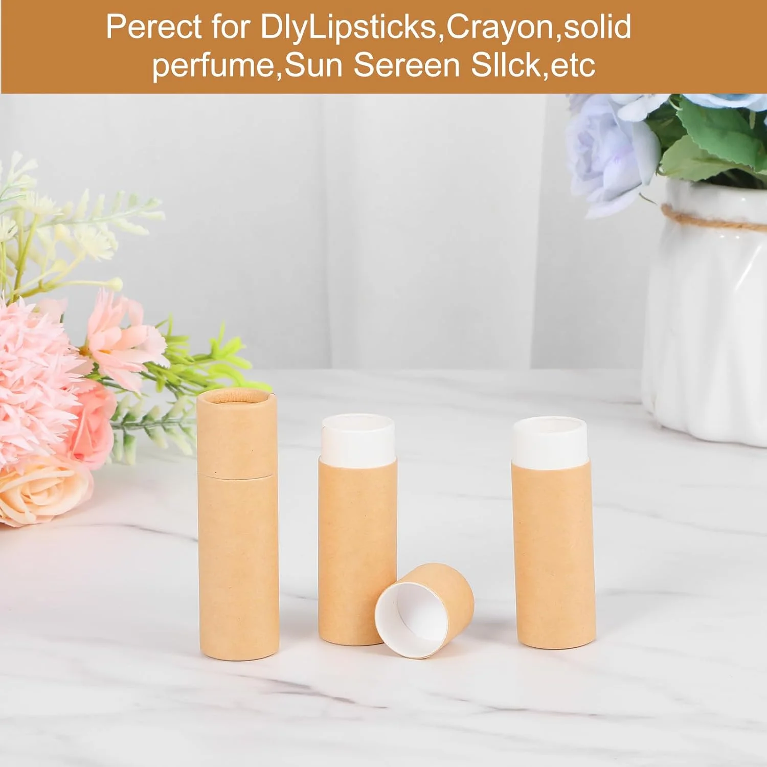 آوجساپ 25 عددی لوله های مقوایی 12 گرمی بالم لب، ظروف رژ لب، ظروف گرد قابل پر کردن مجدد برای پماد جامد، دئودورانت، ویال نمونه، نگهداری لوازم آرایشی DIY، مدل فشاری، قهوه ای آوجساپ 25 عددی لوله های مقوایی 12 گرمی بالم لب، ظروف رژ لب، ظروف گرد قابل پر کردن مجدد برای پماد جامد، دئودورانت، ویال نمونه، نگهداری لوازم آرایشی DIY، مدل فشاری، قهوه ای