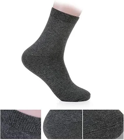 6 pairs of men's deodorant and sweat-absorbent cotton stockings