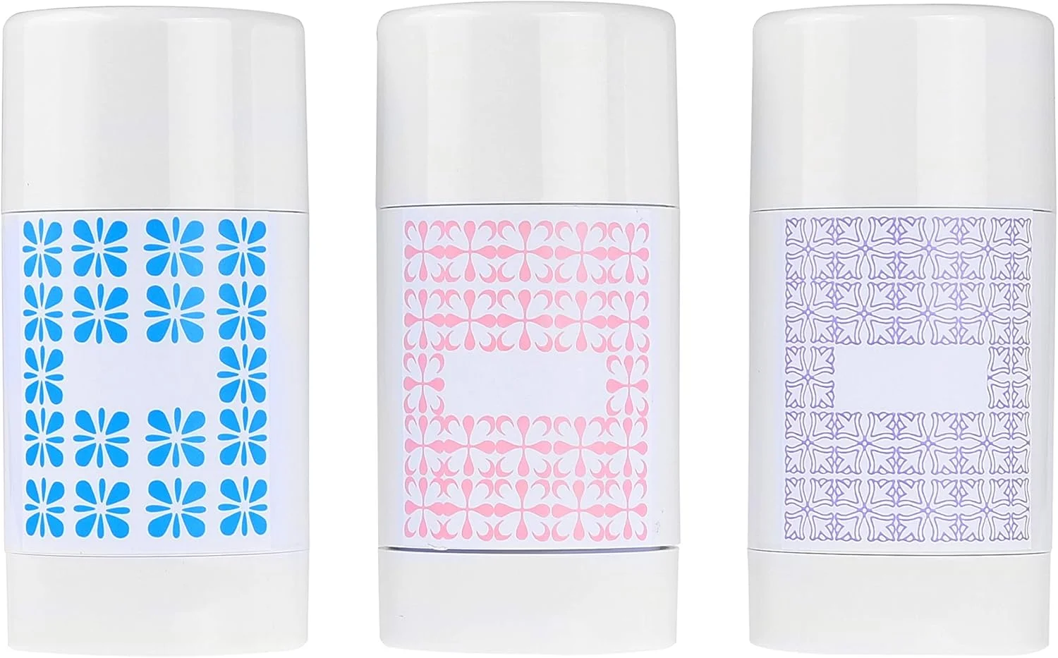 ظروف خالی دئودورانت Kare & Kind با درب (بسته 4 عددی) - 75 میلی لیتر - پر کردن از بالا با مکانیزم چرخشی - 6 برچسب قابل نوشتن - لوله های لوازم آرایشی قابل پر کردن برای بالم لب، عطر جامد، صابون و غیره - (سفید)