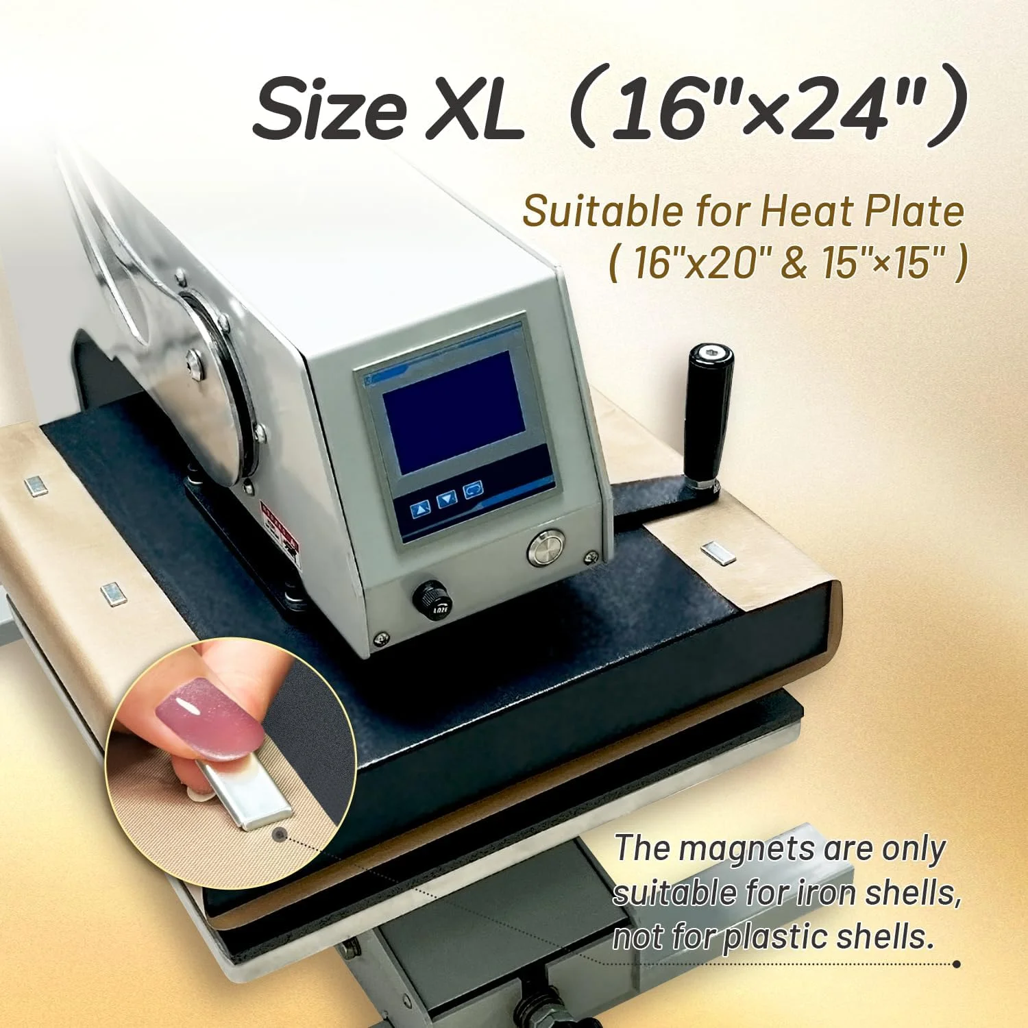 ورق های تفلون PTFE ترنس اور دریم، سایز XL، 40x60 سانتی متر، مناسب برای کاغذ انتقال حرارتی و کاغذ سابلیمیشن، به همراه 6 آهنربا برای نگه داشتن پرس حرارتی، مقاوم در برابر حرارت، نچسب و قابل استفاده مجدد