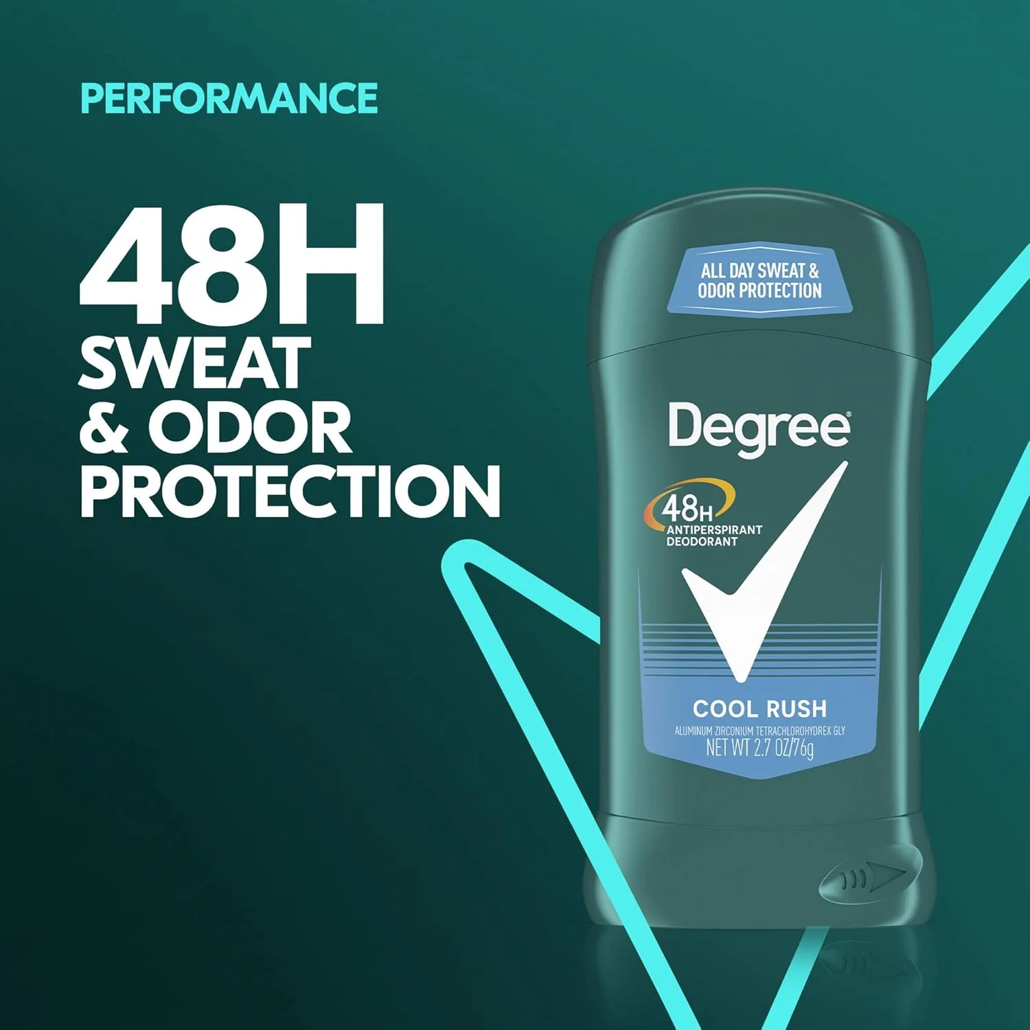 Degree Men Anti-Perspirant Cool Rush - 2.7 oz, Pack of 5 Degree Men Anti-Perspirant Cool Rush - 2.7 oz, Pack of 5
