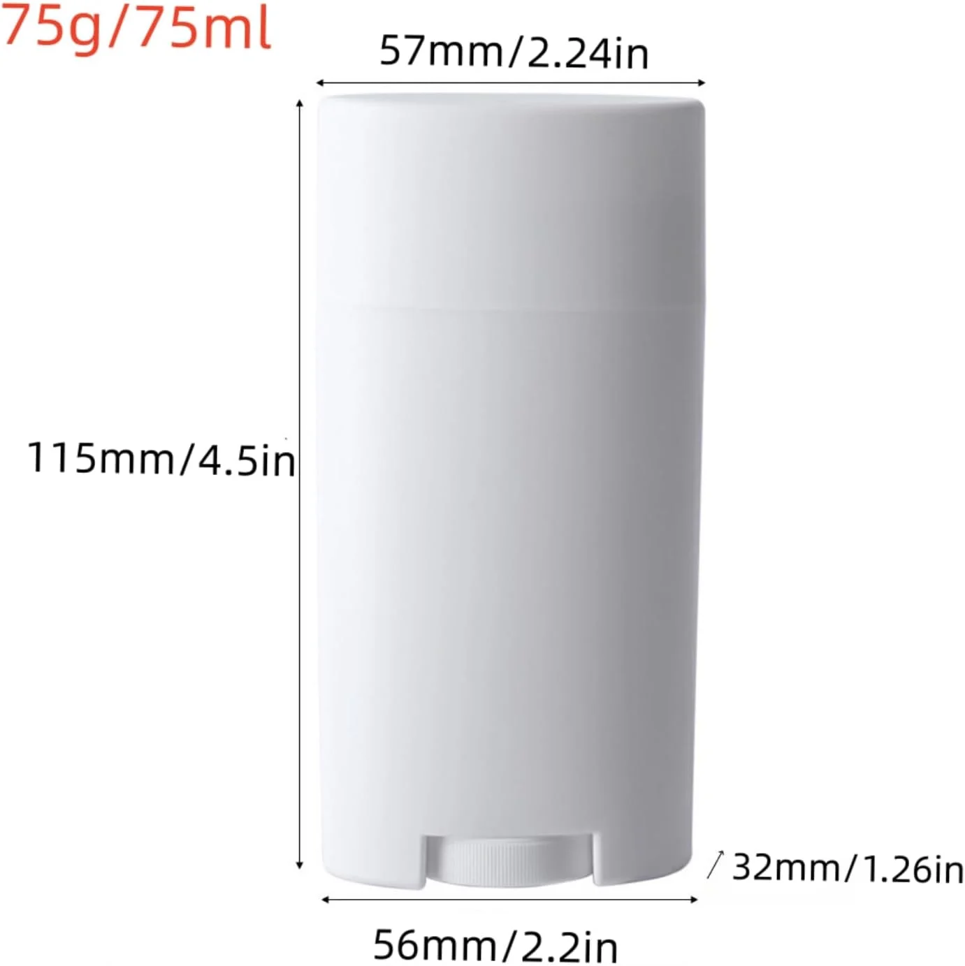 ظرف های خالی دئودورانت 75 میلی لیتری Sxminer بسته 10 عددی، لوله های سفید بیضی شکل قابل پر کردن مجدد با قابلیت چرخاندن، ظرف پلاستیکی دئودورانت با قابلیت پر شدن از پایین، بدون BPA برای ساخت دئودورانت استیکی، لوسیون بار و بالم لوسیون جامد ظرف های خالی دئودورانت 75 میلی لیتری Sxminer بسته 10 عددی، لوله های سفید بیضی شکل قابل پر کردن مجدد با قابلیت چرخاندن، ظرف پلاستیکی دئودورانت با قابلیت پر شدن از پایین، بدون BPA برای ساخت دئودورانت استیکی، لوسیون بار و بالم لوسیون جامد