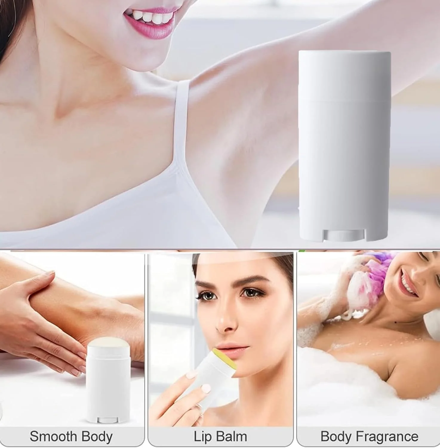 ظرف های خالی دئودورانت 75 میلی لیتری Sxminer بسته 10 عددی، لوله های سفید بیضی شکل قابل پر کردن مجدد با قابلیت چرخاندن، ظرف پلاستیکی دئودورانت با قابلیت پر شدن از پایین، بدون BPA برای ساخت دئودورانت استیکی، لوسیون بار و بالم لوسیون جامد ظرف های خالی دئودورانت 75 میلی لیتری Sxminer بسته 10 عددی، لوله های سفید بیضی شکل قابل پر کردن مجدد با قابلیت چرخاندن، ظرف پلاستیکی دئودورانت با قابلیت پر شدن از پایین، بدون BPA برای ساخت دئودورانت استیکی، لوسیون بار و بالم لوسیون جامد