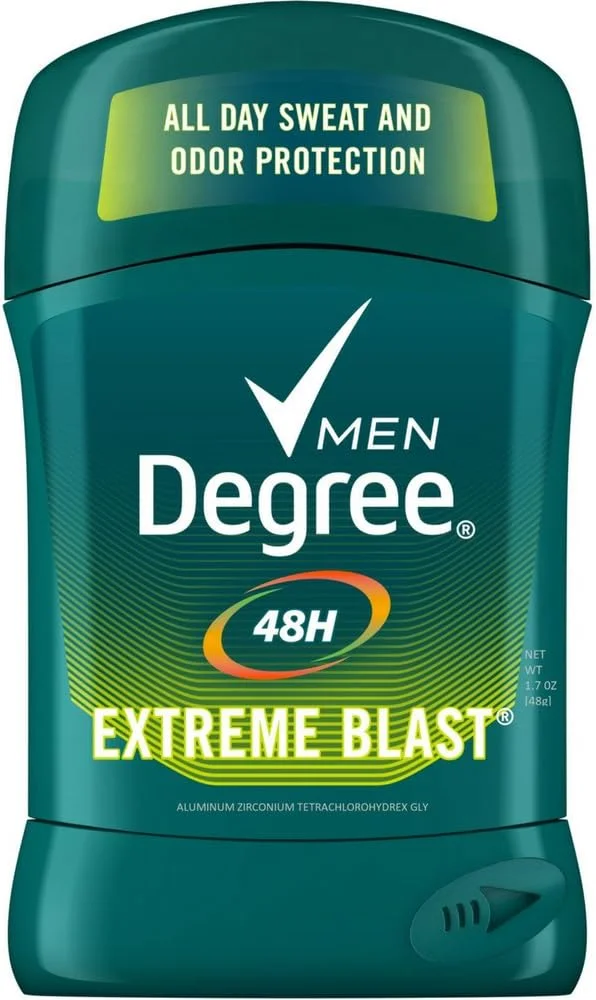 استیک ضد تعریق مردانه Degree مدل Extreme Blast با محافظت اصلی، 48 گرم (بسته 2 عددی)