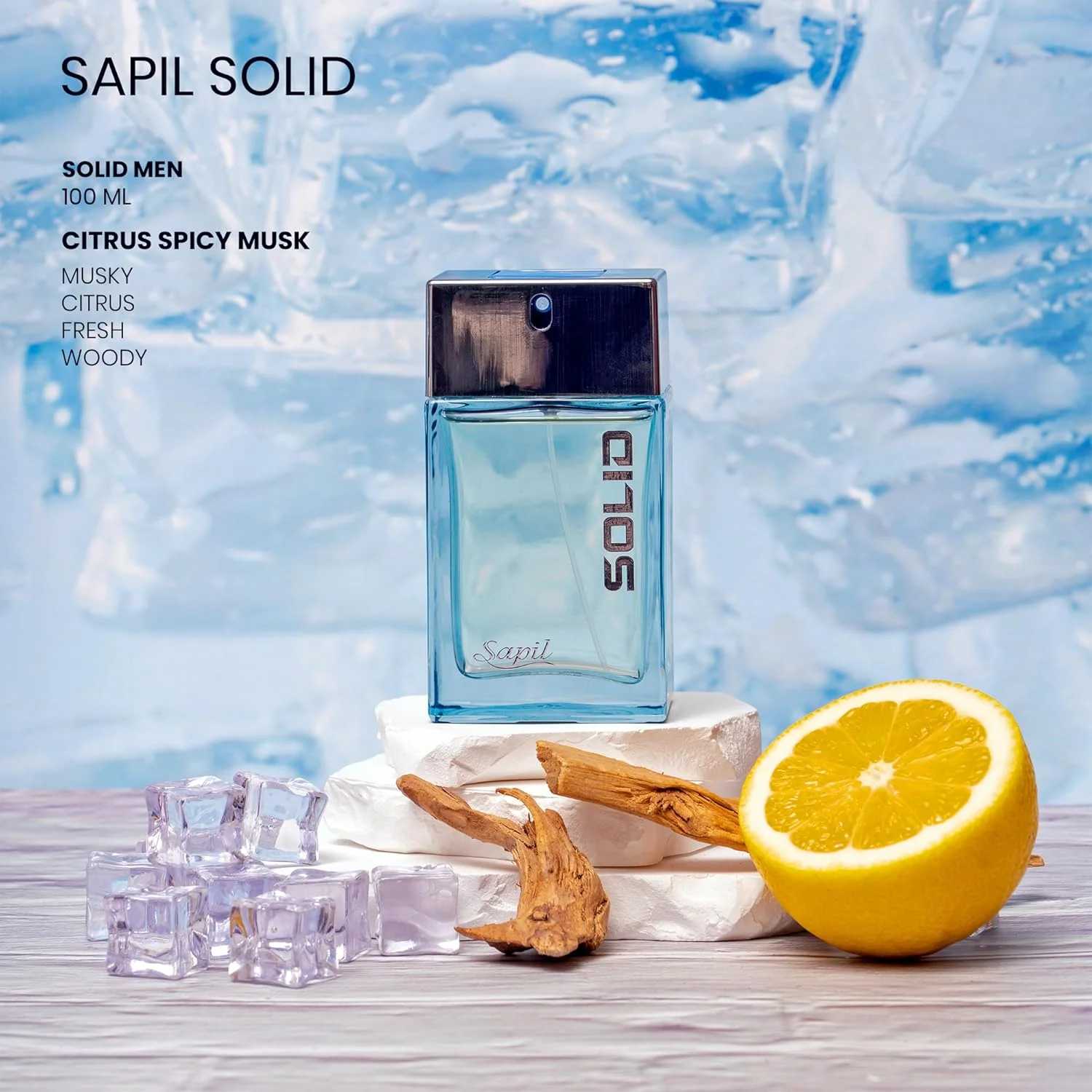 ادکلن مردانه ساپیل مدل Solid حجم 100 میلی لیتر ادکلن مردانه ساپیل مدل Solid حجم 100 میلی لیتر