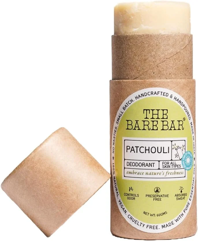 دئودورانت بدن Bare Bar | رایحه پاچولی، 60 گرم