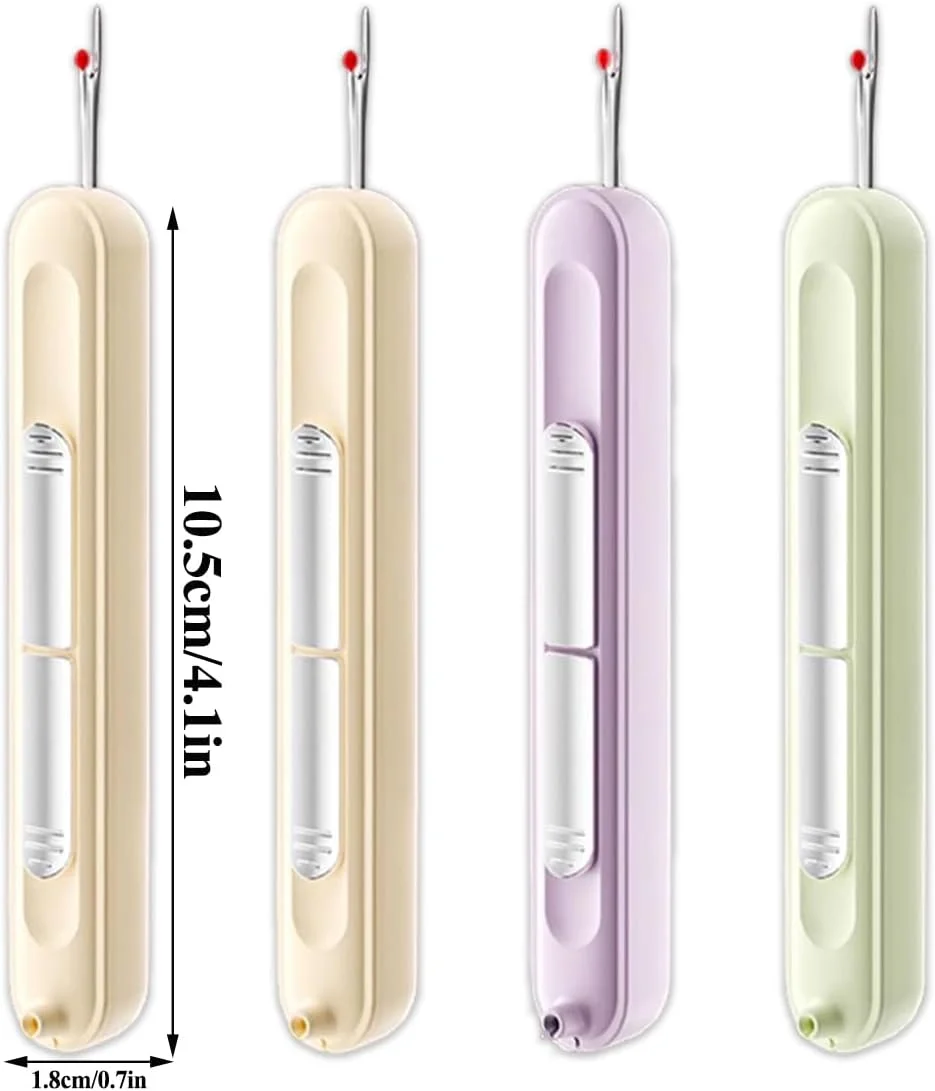 4 عدد نخ سوزن 2 در 1، ابزار شکافتن درز، لوازم خیاطی، ابزار نخ کشی و جدا کننده نخ برای خیاطی دستی، بافتنی، صنایع دستی و لحاف دوزی 4 عدد نخ سوزن 2 در 1، ابزار شکافتن درز، لوازم خیاطی، ابزار نخ کشی و جدا کننده نخ برای خیاطی دستی، بافتنی، صنایع دستی و لحاف دوزی