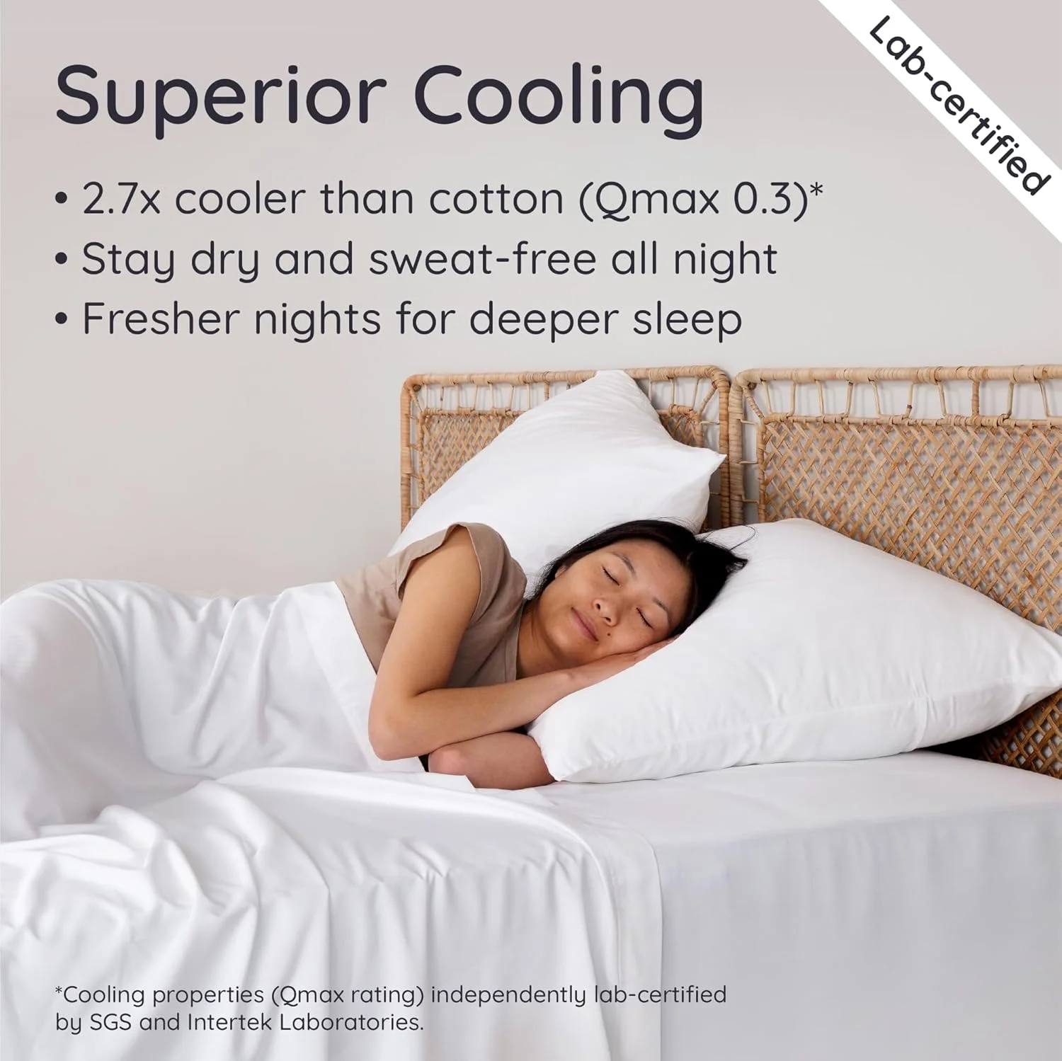 روبالشی بامبو بامبو 100% ویسکوز سایز کوئین - ست 2 عددی روبالشی خنک کننده کوئین با بستن پاکتی، روبالشی های تنفسی و فوق العاده نرم، روبالشی ضد آکنه (سفید) روبالشی بامبو بامبو 100% ویسکوز سایز کوئین - ست 2 عددی روبالشی خنک کننده کوئین با بستن پاکتی، روبالشی های تنفسی و فوق العاده نرم، روبالشی ضد آکنه (سفید)