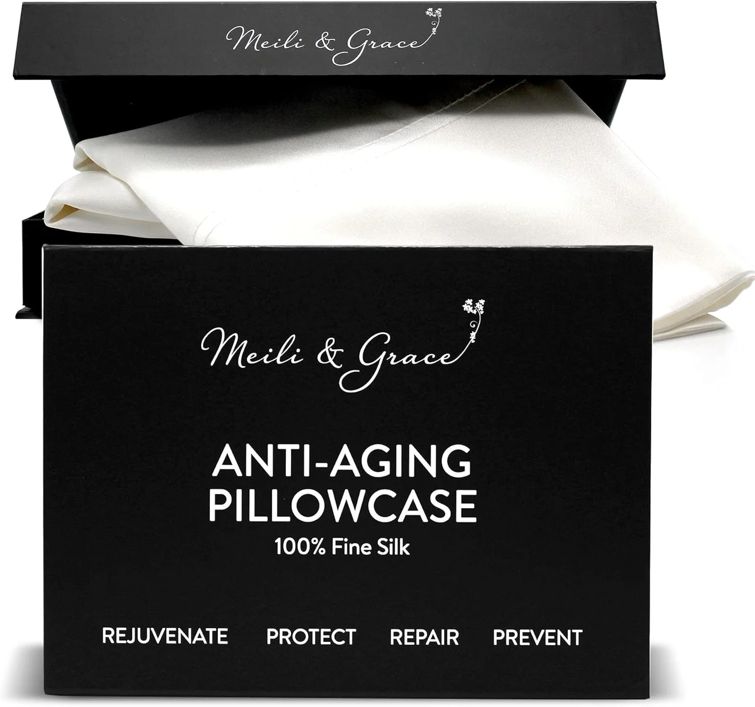 روبالشی ضد پیری (استاندارد/کویین) - ابریشم از میلی و گریس - بهترین ابریشم برای صورت و موهای شما - جلوگیری از چروک پنجه کلاغی + چروک پیشانی + خطوط ریز. از بین بردن وز مو و... روبالشی ضد پیری (استاندارد/کویین) - ابریشم از میلی و گریس - بهترین ابریشم برای صورت و موهای شما - جلوگیری از چروک پنجه کلاغی + چروک پیشانی + خطوط ریز. از بین بردن وز مو و...