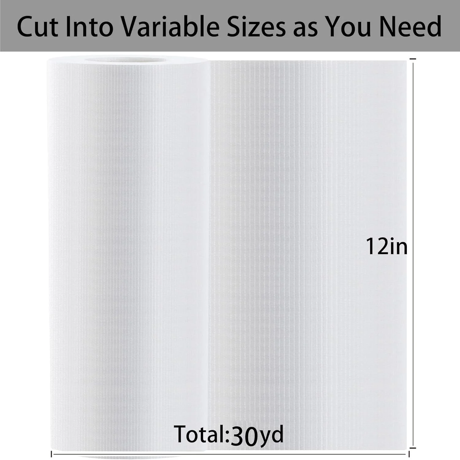 TERRIFI Water Soluble Stabilizer for Embroidery - Clear Topping Film (12"x30yd Roll) - Dissolves Completely for Machine Embroidery Stabilizer and Hand Sewing TERRIFI Water Soluble Stabilizer for Embroidery - Clear Topping Film (12"x30yd Roll) - Dissolves Completely for Machine Embroidery Stabilizer and Hand Sewing