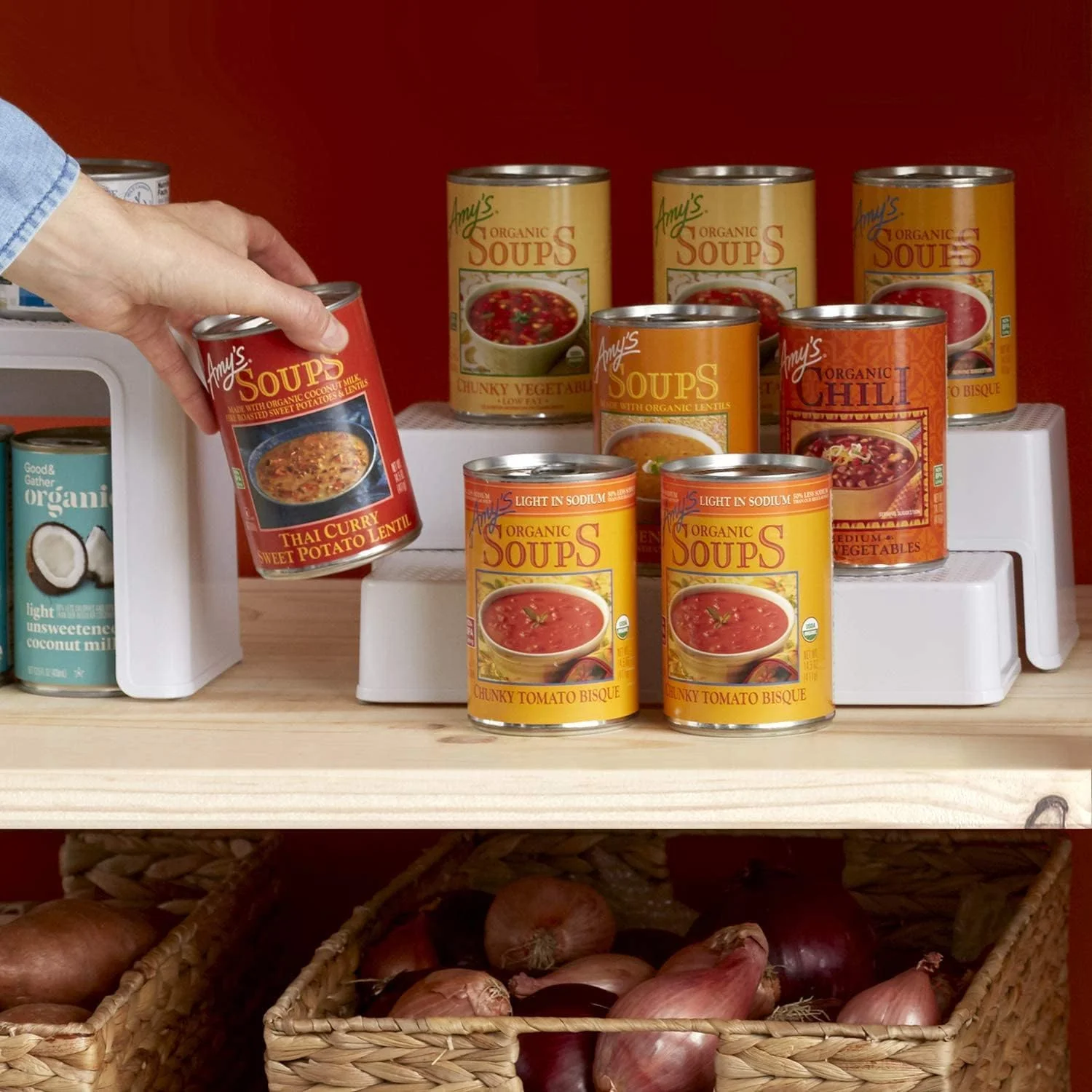 سازمان دهنده قوطی سه طبقه YouCopia ShelfSteps، قفسه قابل گسترش برای نگهداری در کابینت آشپزخانه و انبار، قفسه قابل تنظیم قوطی، حداکثر استفاده از فضا، محکم و صرفه جویی در فضا، سفید سازمان دهنده قوطی سه طبقه YouCopia ShelfSteps، قفسه قابل گسترش برای نگهداری در کابینت آشپزخانه و انبار، قفسه قابل تنظیم قوطی، حداکثر استفاده از فضا، محکم و صرفه جویی در فضا، سفید