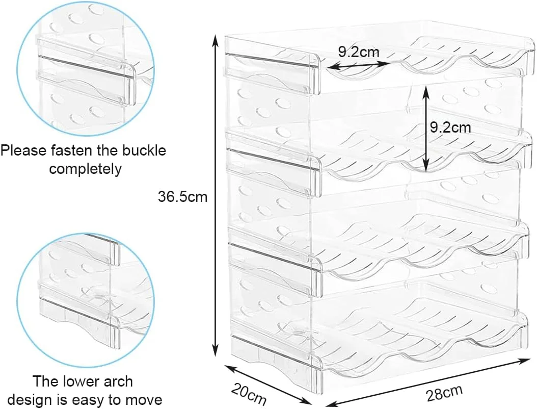 نگهدارنده بطری آب Yoqiren، بسته 4 عددی سازمان دهنده بطری آب قابل انباشت، نگهدارنده قفسه شراب، قفسه نگهداری لیوان، سازمان دهنده فلاسک برای کابینت ها، آشپزخانه ها، راهروها، دفاتر، ظرفیت 12 بطری نگهدارنده بطری آب Yoqiren، بسته 4 عددی سازمان دهنده بطری آب قابل انباشت، نگهدارنده قفسه شراب، قفسه نگهداری لیوان، سازمان دهنده فلاسک برای کابینت ها، آشپزخانه ها، راهروها، دفاتر، ظرفیت 12 بطری