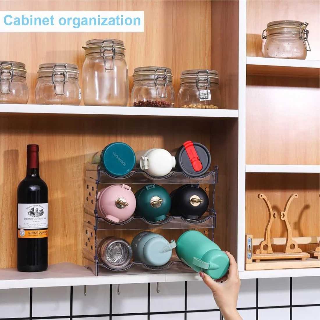 نگهدارنده بطری آب Yoqiren، بسته 4 عددی سازمان دهنده بطری آب قابل انباشت، نگهدارنده قفسه شراب، قفسه نگهداری لیوان، سازمان دهنده فلاسک برای کابینت ها، آشپزخانه ها، راهروها، دفاتر، ظرفیت 12 بطری نگهدارنده بطری آب Yoqiren، بسته 4 عددی سازمان دهنده بطری آب قابل انباشت، نگهدارنده قفسه شراب، قفسه نگهداری لیوان، سازمان دهنده فلاسک برای کابینت ها، آشپزخانه ها، راهروها، دفاتر، ظرفیت 12 بطری