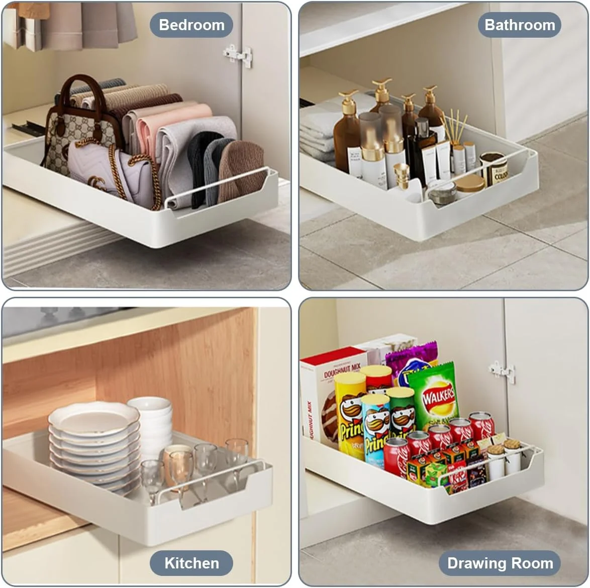 ارگانایزر کابینت کشویی Yoqiren ثابت شده با فیلم نانو چسبی، قفسه های کشویی انبار برای کابینت آشپزخانه، ارگانایزر کابینت کشویی 1 بسته (25 سانتی متر) ارگانایزر کابینت کشویی Yoqiren ثابت شده با فیلم نانو چسبی، قفسه های کشویی انبار برای کابینت آشپزخانه، ارگانایزر کابینت کشویی 1 بسته (25 سانتی متر)