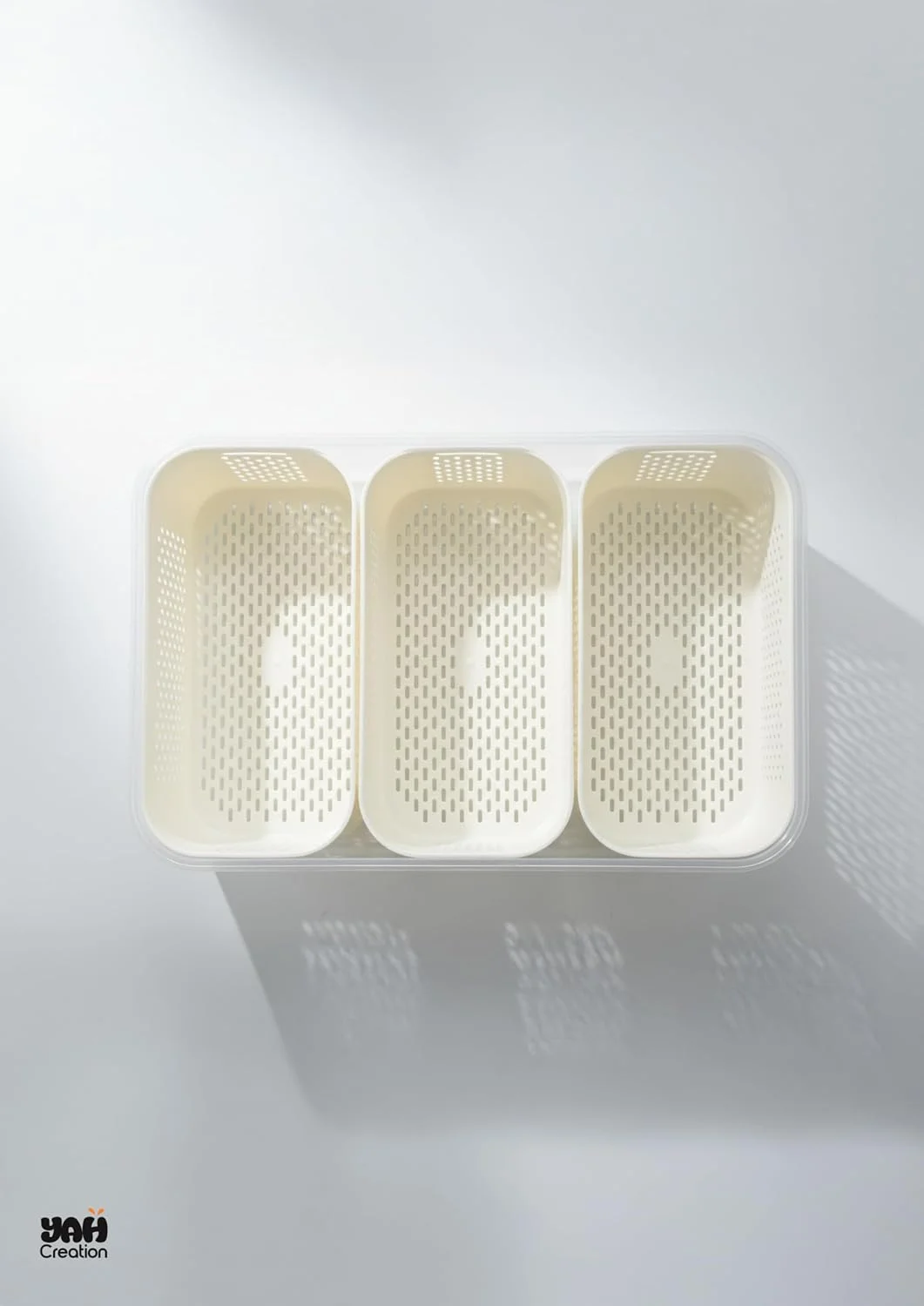 باکسهای هوشمند نگهداری مواد غذایی YAH مدل XL - ضد هوا، قابل استفاده در مایکروویو و فریزر. سازمان دهندههای یخچال و کابینت - ظروف بادوام - دارای سبدهای آبکش و جداکنندهها (XL - 3 سبد) باکسهای هوشمند نگهداری مواد غذایی YAH مدل XL - ضد هوا، قابل استفاده در مایکروویو و فریزر. سازمان دهندههای یخچال و کابینت - ظروف بادوام - دارای سبدهای آبکش و جداکنندهها (XL - 3 سبد)