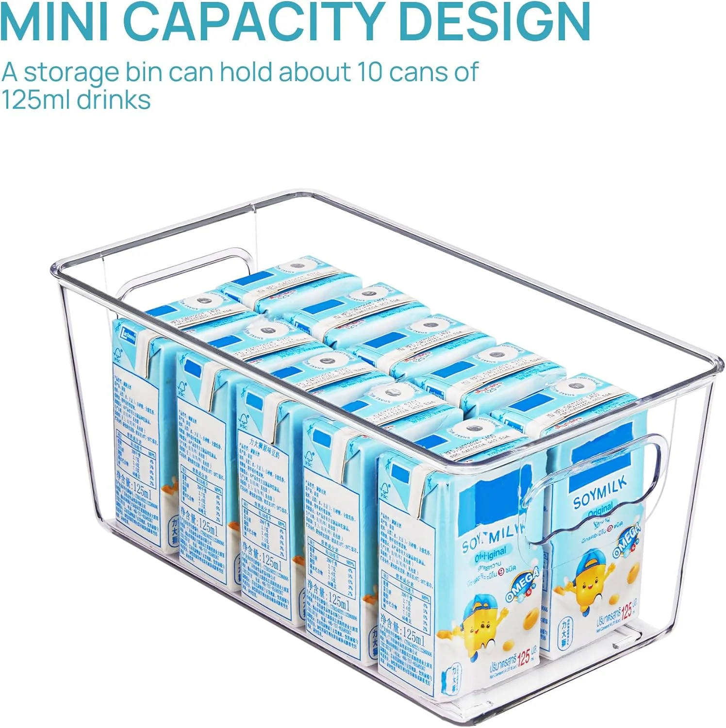 بسته 6 عددی ظروف سازمان دهنده پلاستیکی شفاف Vtopmart، ظروف نگهداری مواد غذایی با دستگیره برای یخچال، کابینت، آشپزخانه، پیشخوان، قفسه، سازماندهی فریزر، بدون BPA، کوچک بسته 6 عددی ظروف سازمان دهنده پلاستیکی شفاف Vtopmart، ظروف نگهداری مواد غذایی با دستگیره برای یخچال، کابینت، آشپزخانه، پیشخوان، قفسه، سازماندهی فریزر، بدون BPA، کوچک