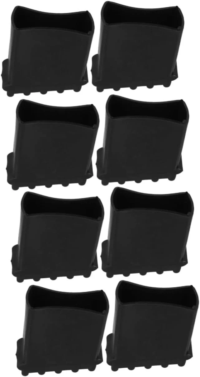 ORFOFE 8 عدد روکش پایه نردبان، پدهای ضد لغزش، لوازم جانبی برای نردبان تخت خواب، پدهای نردبان ضد لغزش، محافظ پایه نردبان، پدهای ایمن نردبان، محافظ پایه نردبان تاشو