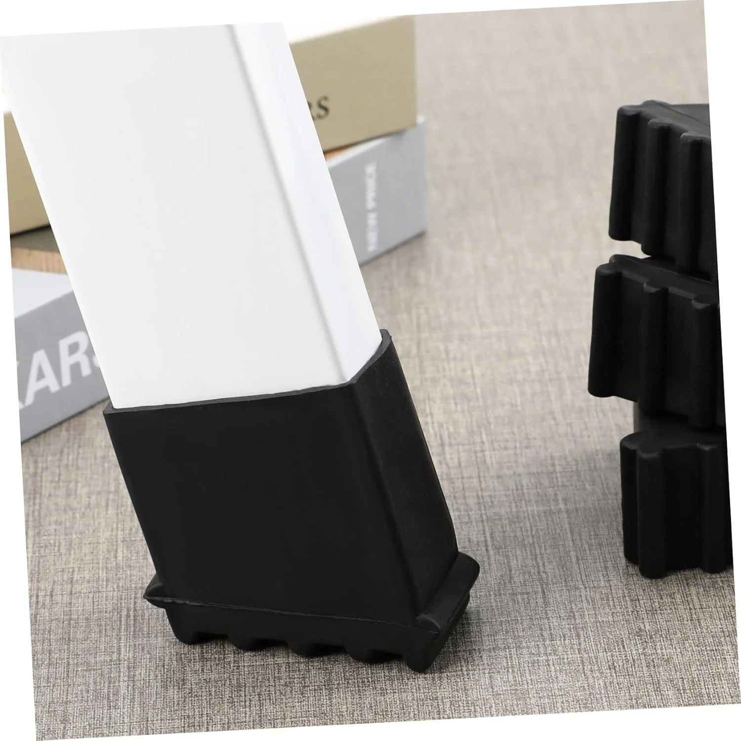 ORFOFE 8 عدد روکش پایه نردبان، پدهای ضد لغزش، لوازم جانبی برای نردبان تخت خواب، پدهای نردبان ضد لغزش، محافظ پایه نردبان، پدهای ایمن نردبان، محافظ پایه نردبان تاشو