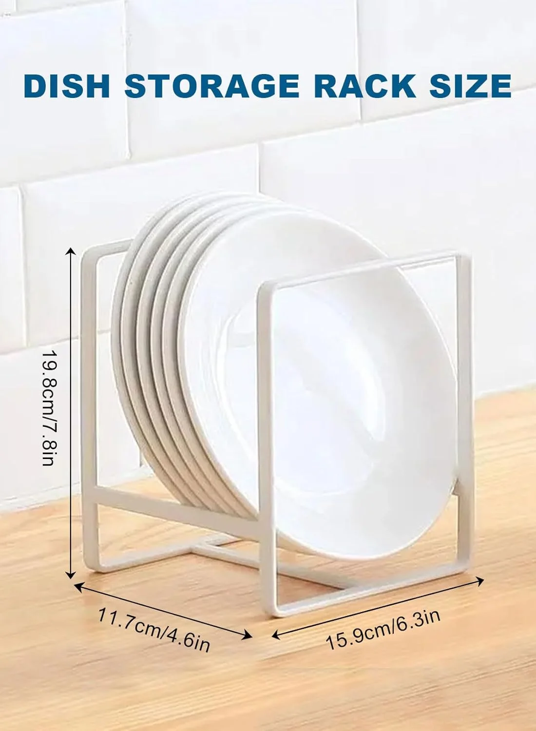 URbazaar نگهدارنده ظروف و بشقاب، سازمان دهنده کابینت آشپزخانه، مناسب برای بشقاب، درب قابلمه، سازمان دهنده روی کابینت آشپزخانه، کابینت آشپزخانه، پیشخوان و کمد، 2 عدد