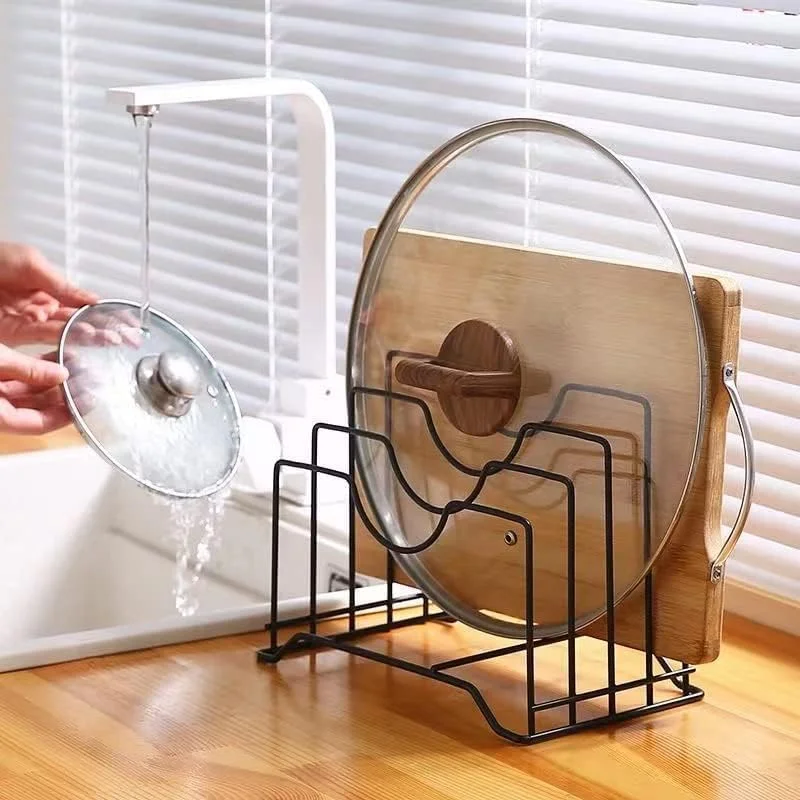 نگهدارنده تخته برش URbazaar، نگهدارنده درب قابلمه، استند سازمان دهنده تخته های خردکن، قفسه چند منظوره، قفسه ذخیره سازی آبچکان روی میز آشپزخانه برای نگهداری درب تابه، بشقاب و دیس نگهدارنده تخته برش URbazaar، نگهدارنده درب قابلمه، استند سازمان دهنده تخته های خردکن، قفسه چند منظوره، قفسه ذخیره سازی آبچکان روی میز آشپزخانه برای نگهداری درب تابه، بشقاب و دیس