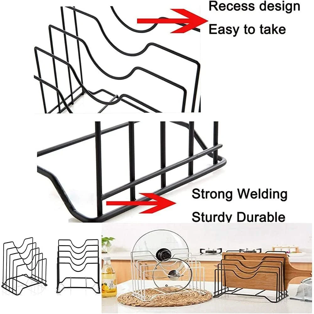 نگهدارنده تخته برش URbazaar، نگهدارنده درب قابلمه، استند سازمان دهنده تخته های خردکن، قفسه چند منظوره، قفسه ذخیره سازی آبچکان روی میز آشپزخانه برای نگهداری درب تابه، بشقاب و دیس نگهدارنده تخته برش URbazaar، نگهدارنده درب قابلمه، استند سازمان دهنده تخته های خردکن، قفسه چند منظوره، قفسه ذخیره سازی آبچکان روی میز آشپزخانه برای نگهداری درب تابه، بشقاب و دیس