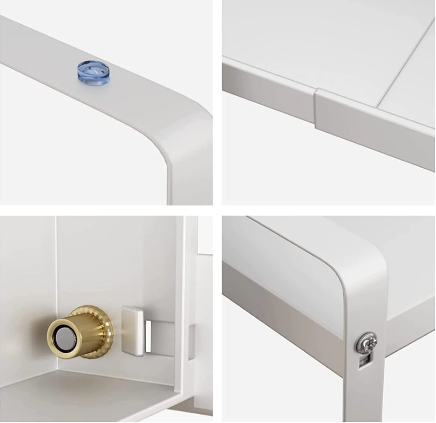 قفسه ارگانایزر کابینت قابل گسترش TAME، قفسه های ارگانایزر کابینت آشپزخانه، ارگانایزر قفسه ادویه، ارگانایزر کمد، قفسه انباری کابینت، استند قفسه ادویه کابینت آشپزخانه (سفید)