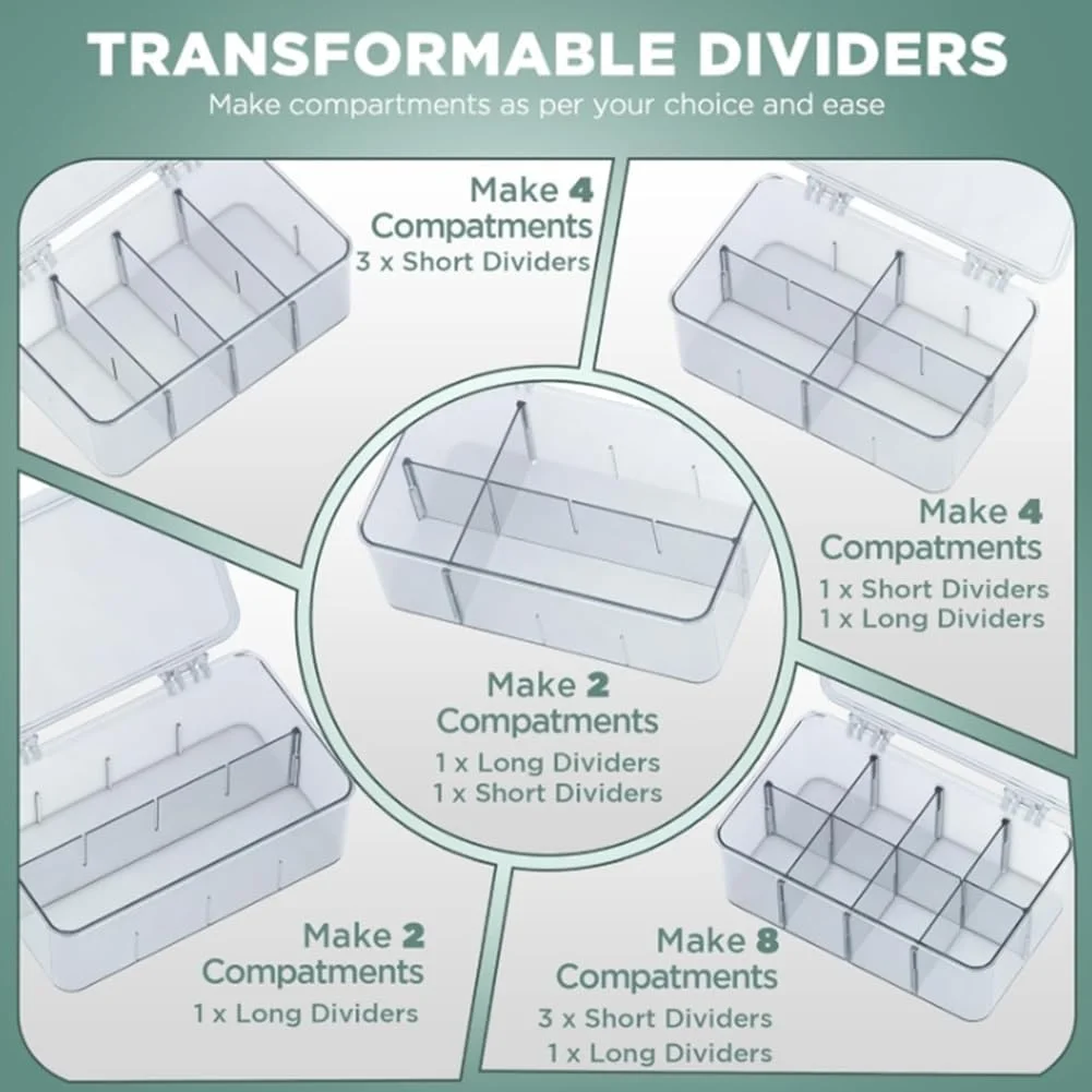 جعبه نظم دهنده چای کیسه ای اکرلیک، قابل چیدن، دارای درب، مناسب برای سازماندهی آشپزخانه، لوازم اداری چند منظوره، لوازم هنری و نظم دهنده منزل