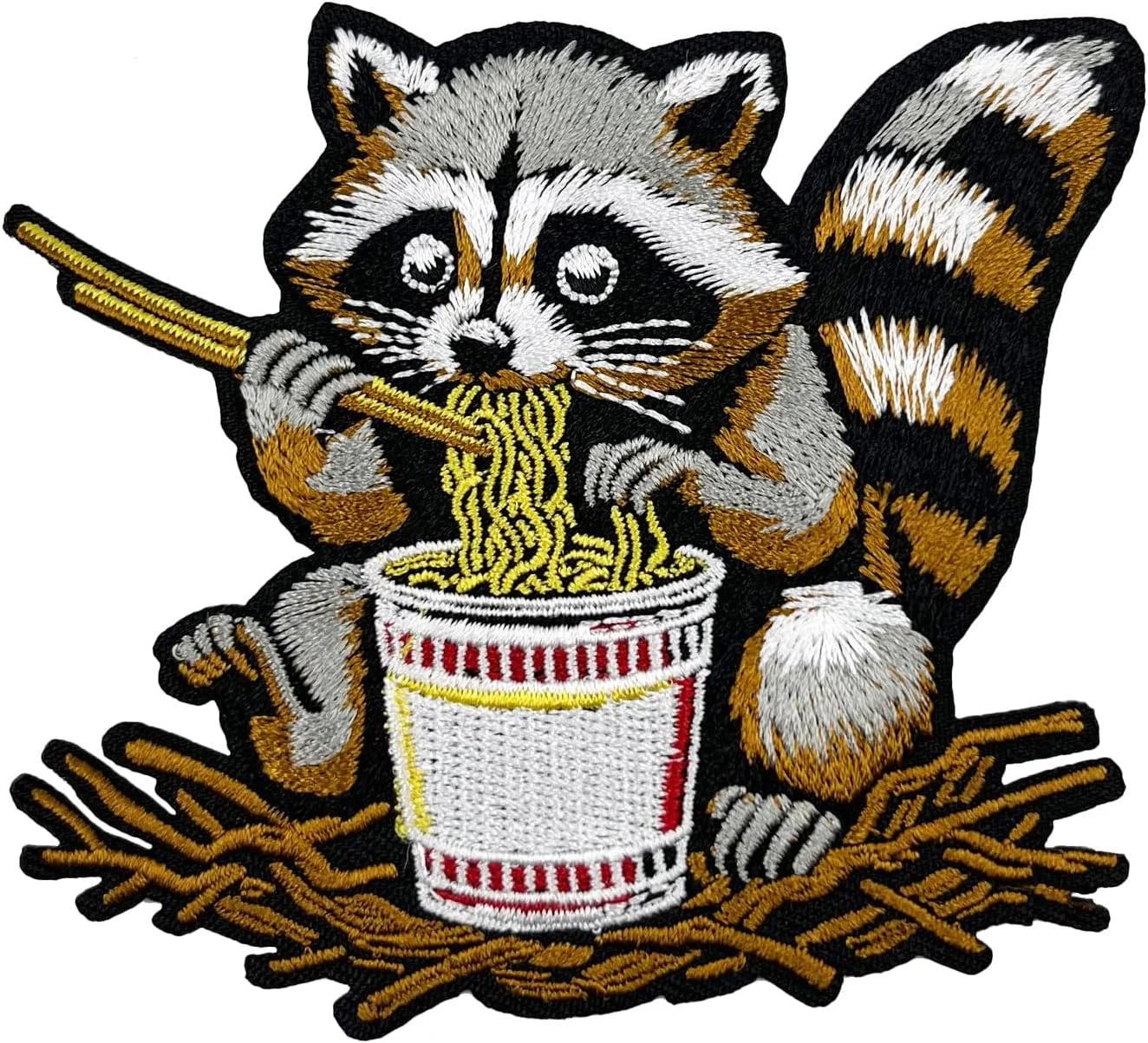 پچ گلدوزی Stitch-Witch مدل Raccoon طرح نودل
