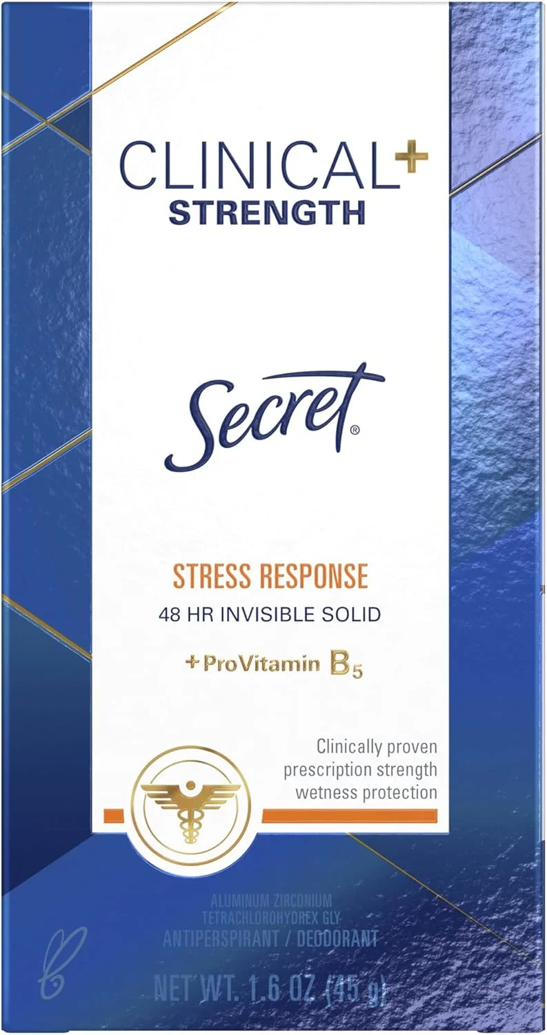 ژل ضد تعریق و دئودورانت کلینیکال استرنگت سکرت، مدل Stress Response، 45 گرم (بسته 6 عددی) ژل ضد تعریق و دئودورانت کلینیکال استرنگت سکرت، مدل Stress Response، 45 گرم (بسته 6 عددی)