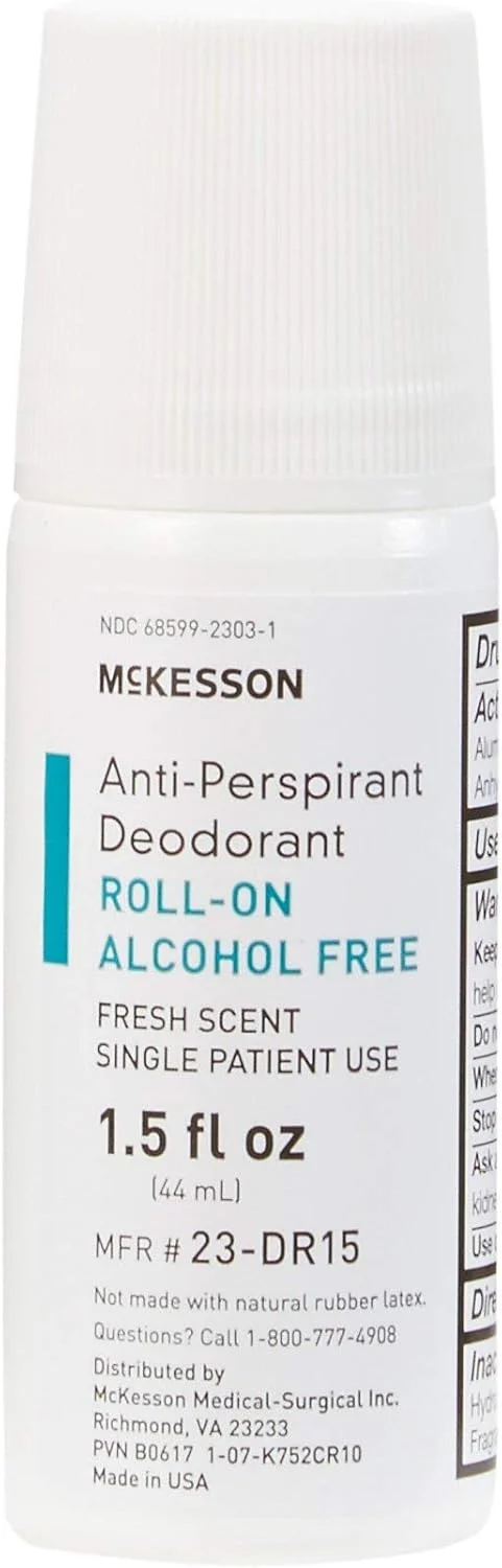 مام رولی ضد تعریق و خوشبو کننده بدن McKesson [بسته 96 عددی]، عمده، سایز کوچک مسافرتی، بدون الکل، رایحه تازه، 44 میلی لیتر