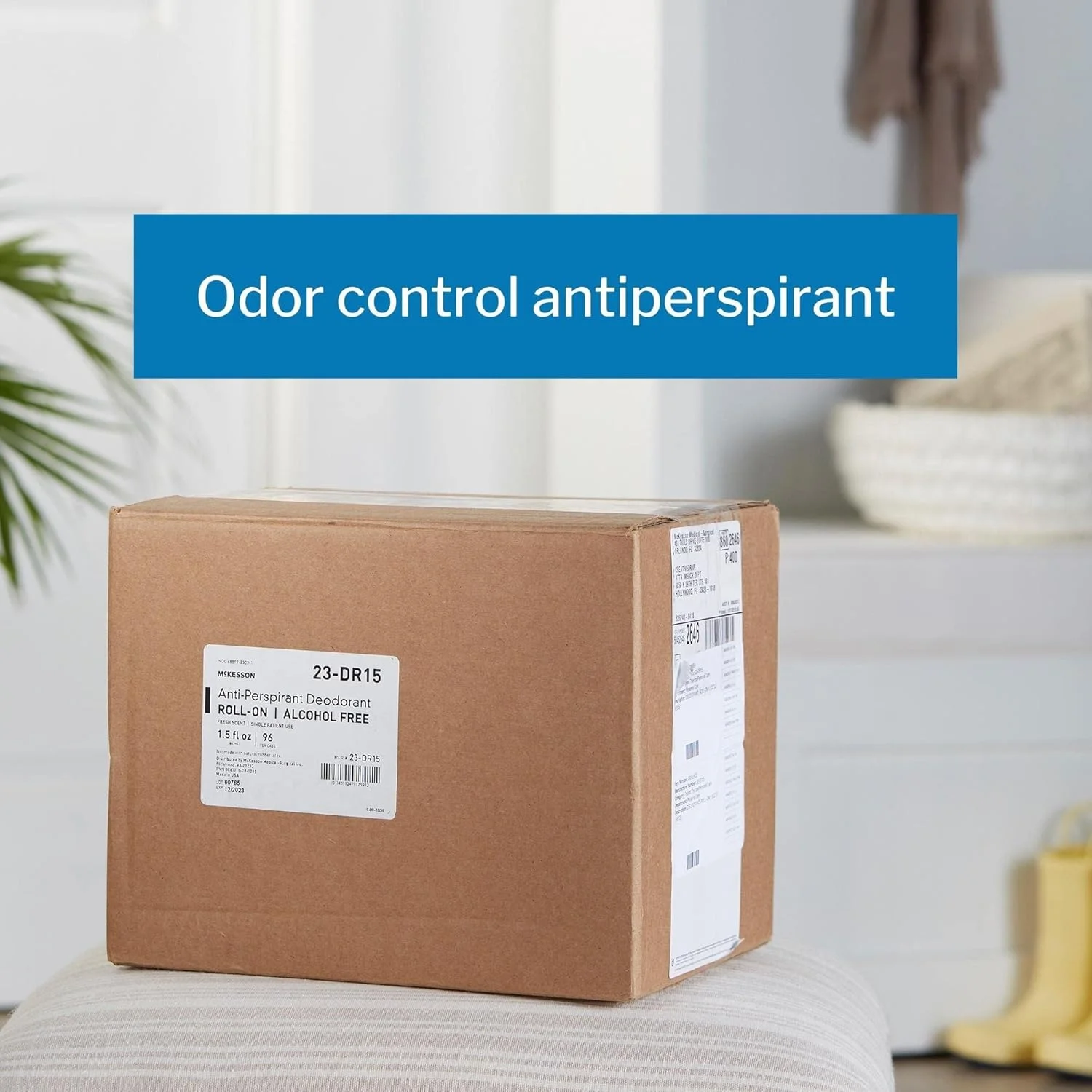 مام رولی ضد تعریق و خوشبو کننده بدن McKesson [بسته 96 عددی]، عمده، سایز کوچک مسافرتی، بدون الکل، رایحه تازه، 44 میلی لیتر