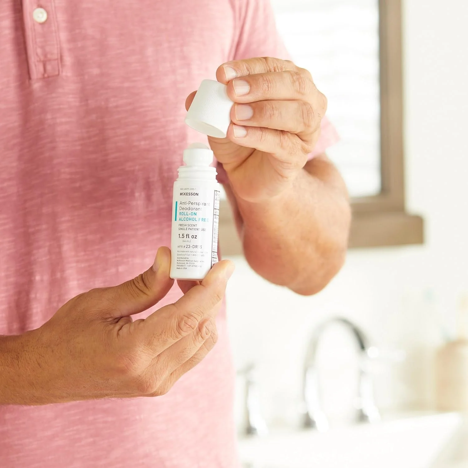 مام رولی ضد تعریق و خوشبو کننده بدن McKesson [بسته 96 عددی]، عمده، سایز کوچک مسافرتی، بدون الکل، رایحه تازه، 44 میلی لیتر